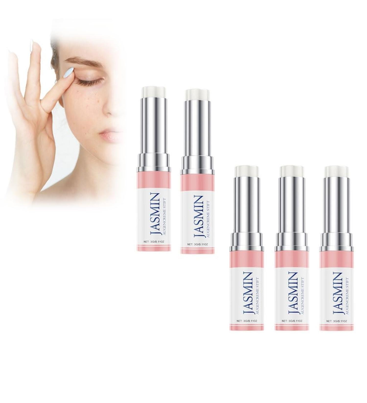 Jasmine Eye Cream Stick - Mineral Oil & Petrolatum Formula Gentle Barrier Repair & Soothing Care(5pcs) - Buy Online on GoSupps.com