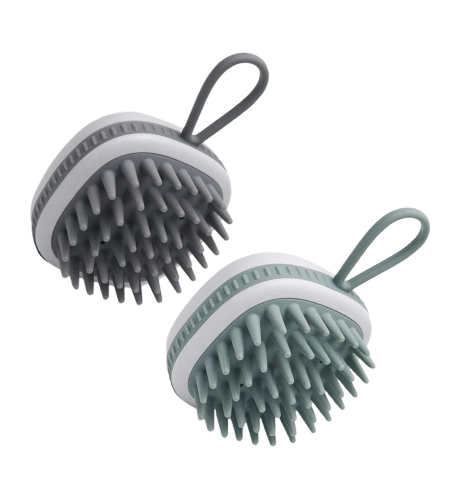 Tovinanna Silicone Shampoo Comb & Scalp Massager - 2 Piece Hair Washing Set for Deep Cleansing & Massage - Buy Online on GoSupps.com
