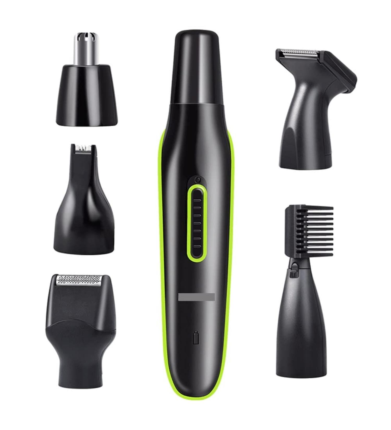 5-in-1 USB Rechargeable Trimmer - Waterproof Facial & Eyebrow Hair Trimmer for Home Travel & Work - Buy Online on GoSupps.com