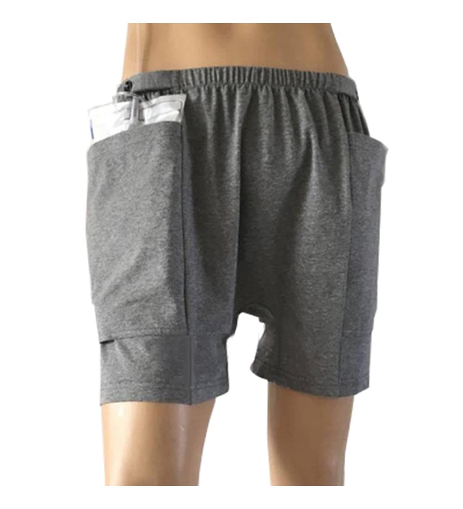 XXL Nephrostomy Bag Shorts | Catheter Support Underwear & Ostomy Care | Comfortable & Reliable - Buy Online on GoSupps.com