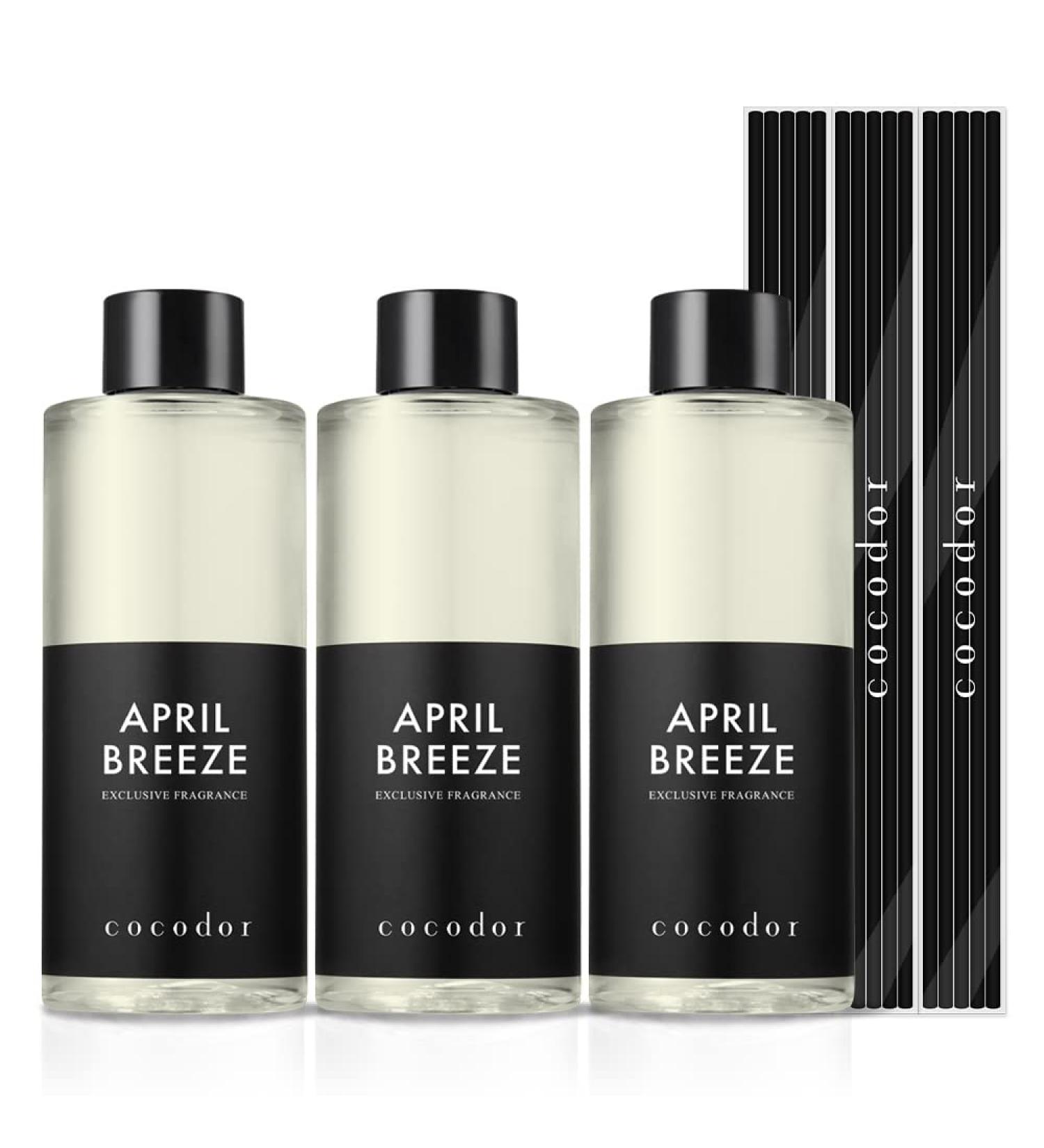 COCODOR Reed Diffuser Oil Refill/April Breeze /6.7oz / 3 Pack/Aromatherapy Home Fragrance Scented Oils Oils for Reed Diffuser Bathroom Home Decor 6.7 Fl Oz (Pack of 3) April Breeze - Buy Online on GoSupps.com
