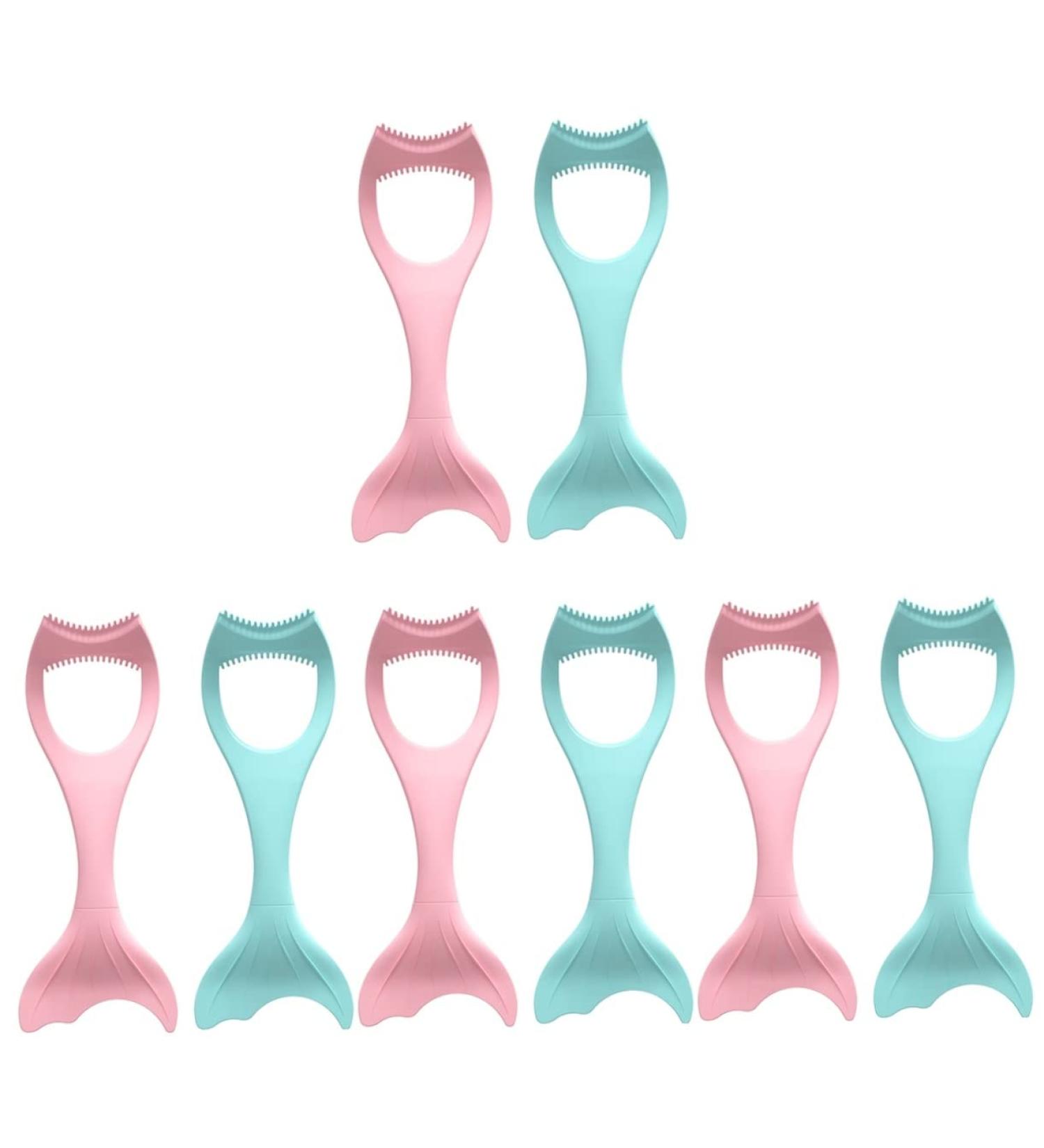 8 Pcs Mascara Brush Tools Mascara Aid Tool Women Silicone Eyeliner Bridegroom Cosmetic Mold - Buy Online on GoSupps.com