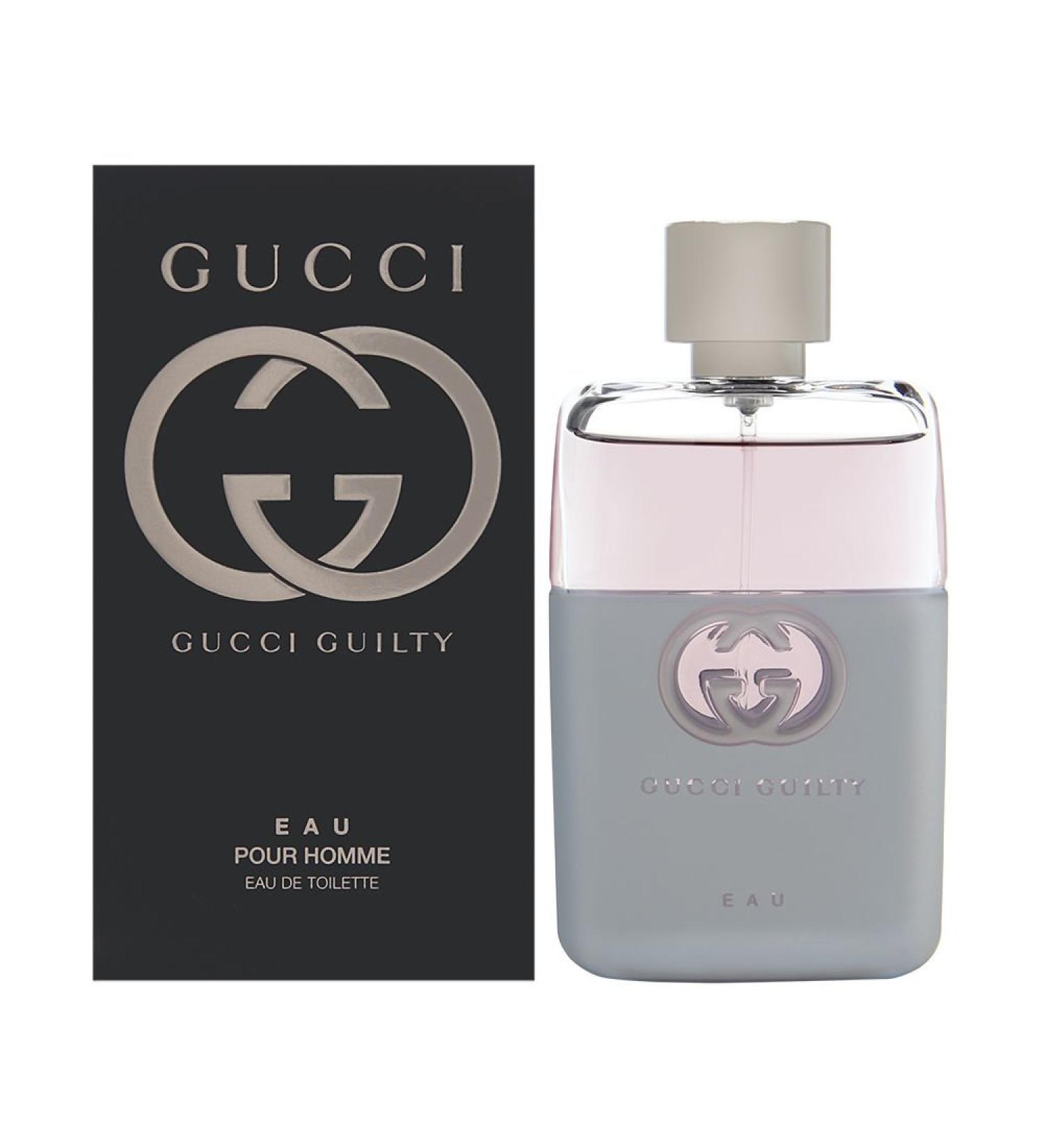 Gucci Guilty Eau Pour Homme 1.6 oz Eau de Toilette Spray Cedar Lavender Lemon Orange 1 Ounce (Pack of 1)