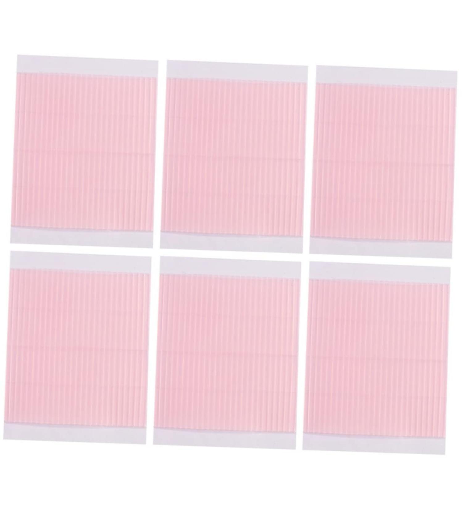 NOLITOY Adhesive Stickers 6 Sheets Double Eyelid Beauty Stickers Cosmetic Lift Woman Eye Shaping Makeup Supplies 2.8x0.2cm Pink - Buy Online on GoSupps.com