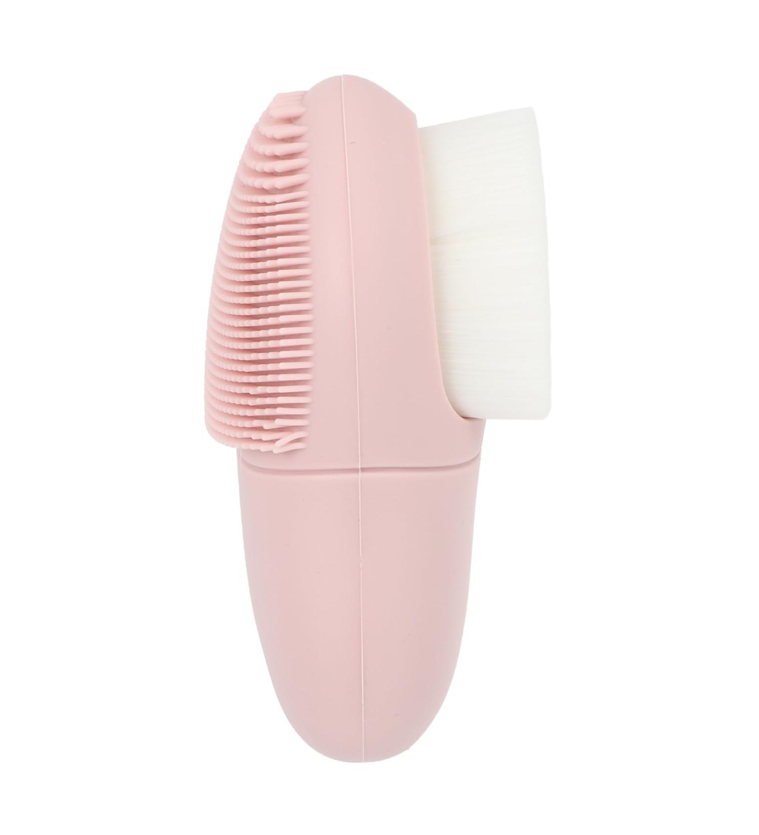 PLAFOPE Silicone Face Brush Clipper Grippers Face Brush Scrubber Silicone Scrubbers Facial Cleansing Brush Face Brush for Women Makeup Remove Brush Pink Silicone Brush Manual 8x6cm Pink - Buy Online on GoSupps.com