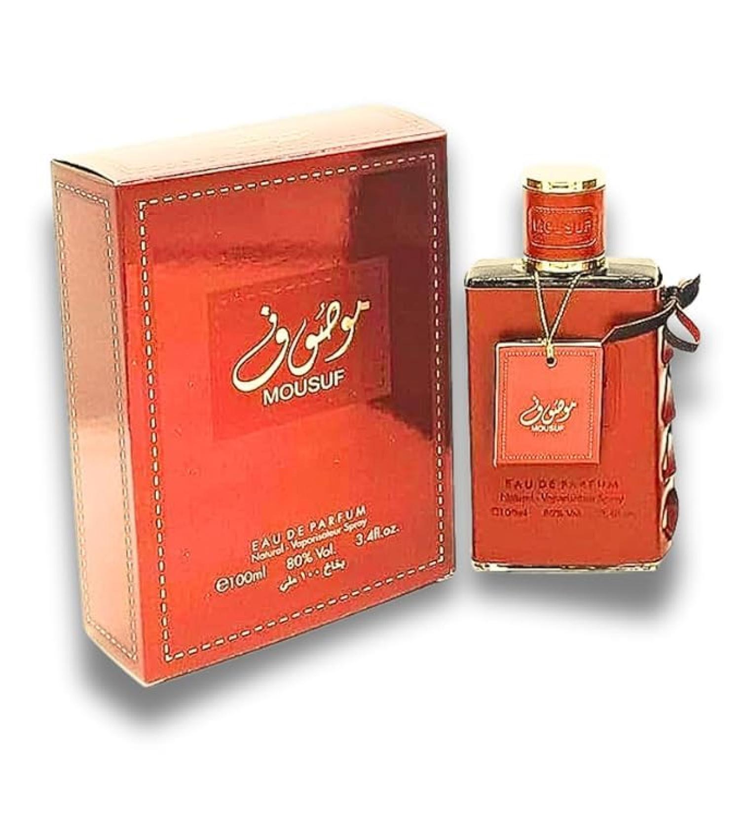 MOUSUF FOR MEN EAU DE PARFUM 3.4 FL. OZ spicy and woody fragance for Men. - Buy Online on GoSupps.com