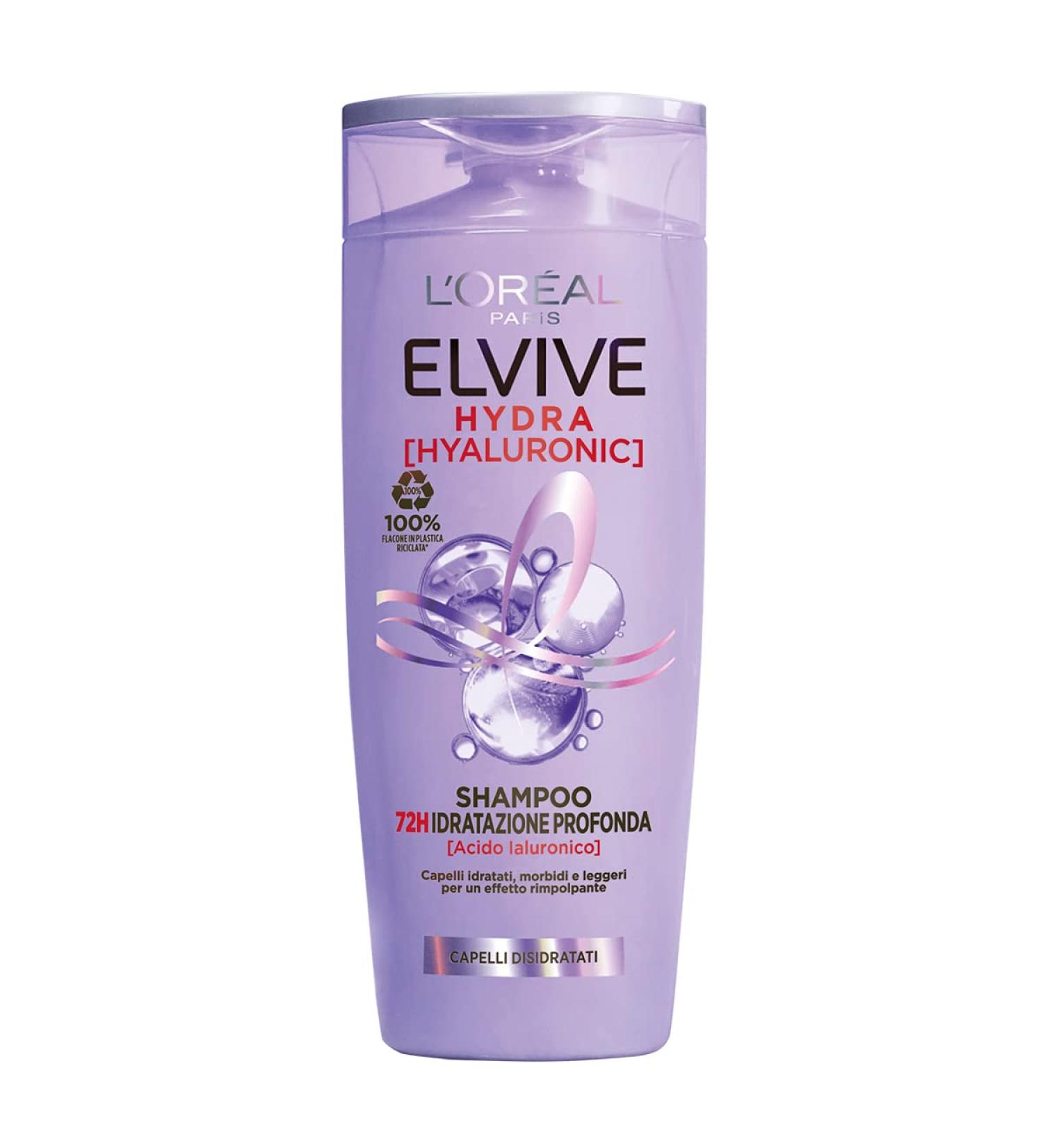  L'Oreal Paris L'Or al Paris Elvive Hydra Hyaluronic 72H Deep Hydration Shampoo with Hyaluronic Acid 300ml - Buy Online on GoSupps.com