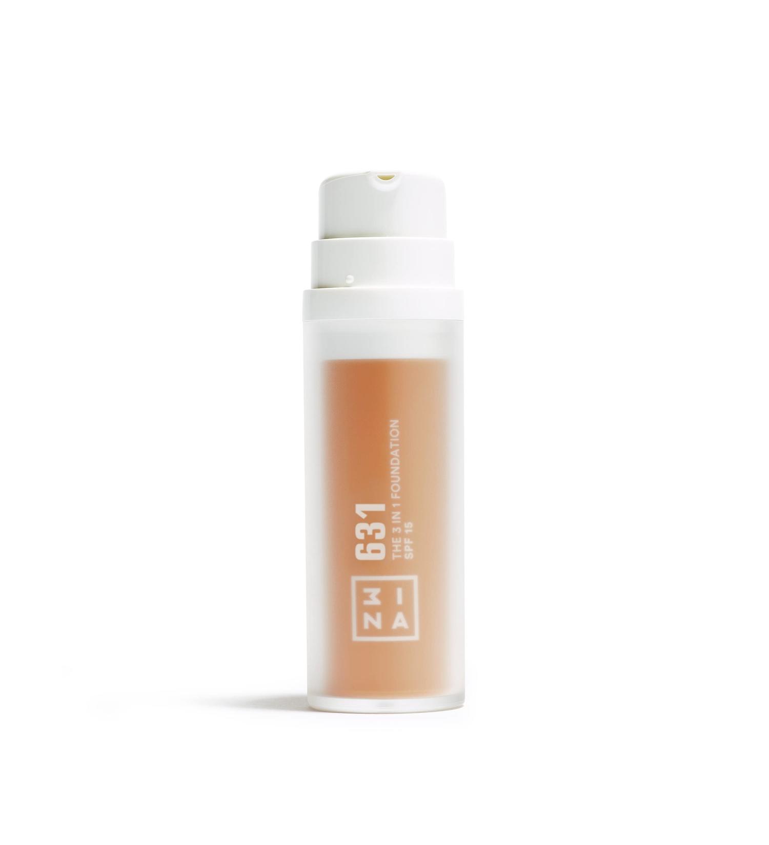 3INA MAKEUP - The 3 in 1 Foundation 631 - Medium Foundation with Yellow Undertone - Concealer Primer and Foundation with SPF 15 and Vitamin C - Vegan - Cruelty Free - Buy Online on GoSupps.com