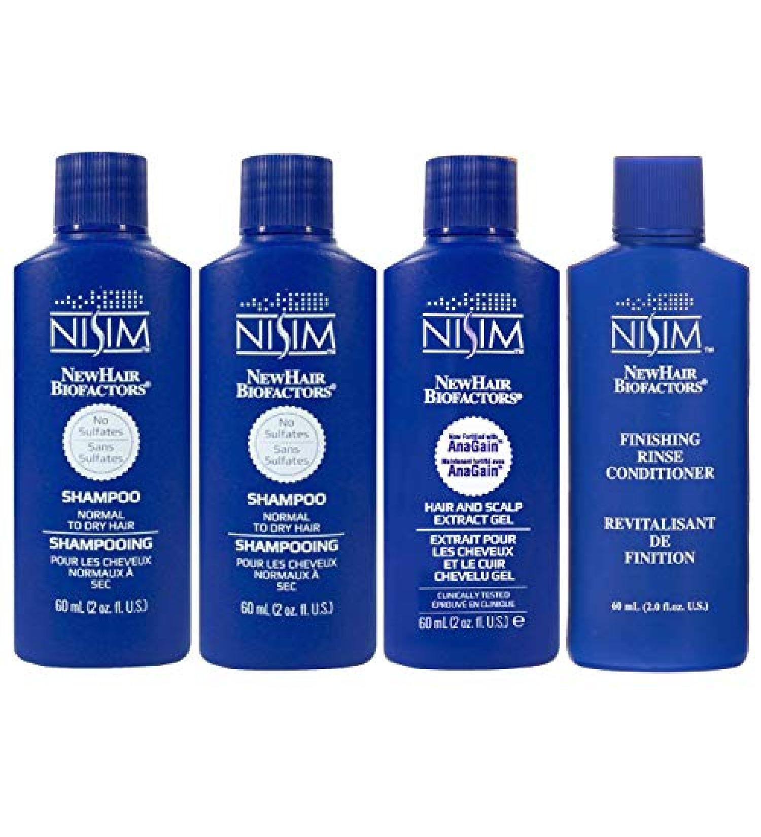 Nisim Hair Loss Starter Kit (For Men & Women) Normal to Dry Formula SLS FREE - Buy Online on GoSupps.com