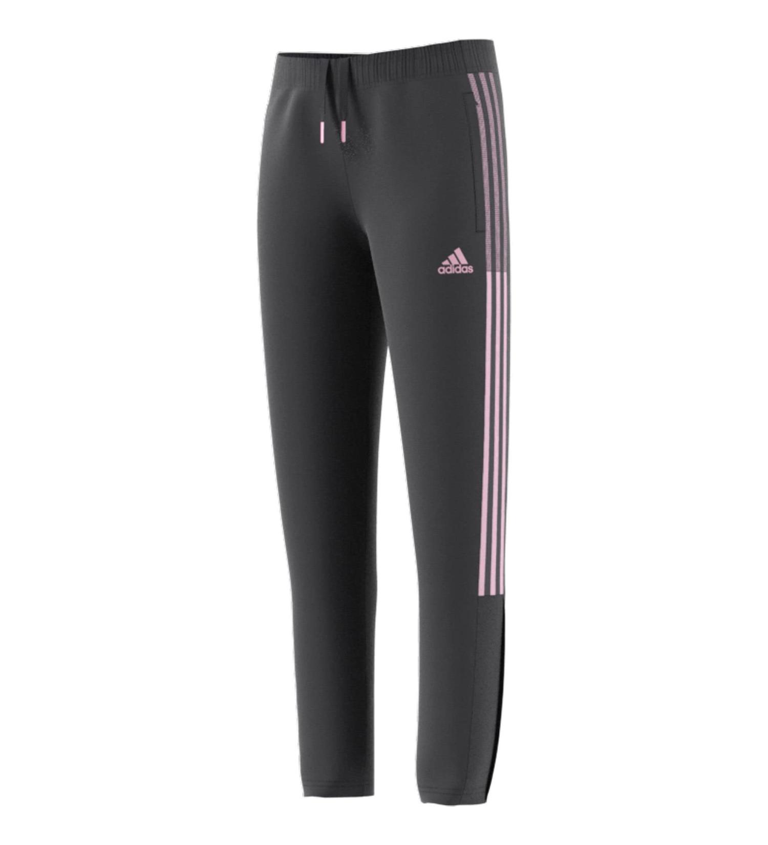 adidas Girls' Tiro Track Pants - Grey Six/Clear Pink, Medium - Buy Online on GoSupps.com