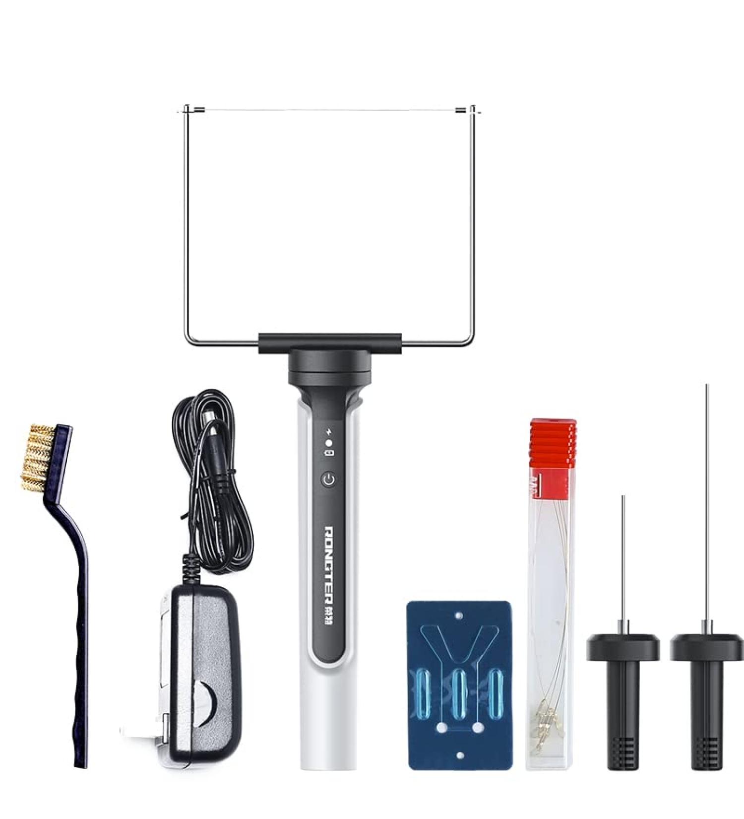 RONGTER 3 in 1 Hot Wire Foam Cutter kit  Foam Cutter Electric Styrofoam Cutting Tool 15W/ 6V  Heated Foam Carving Knife Kit with Cleaning Brush Wh3in1 - Buy Online on GoSupps.com