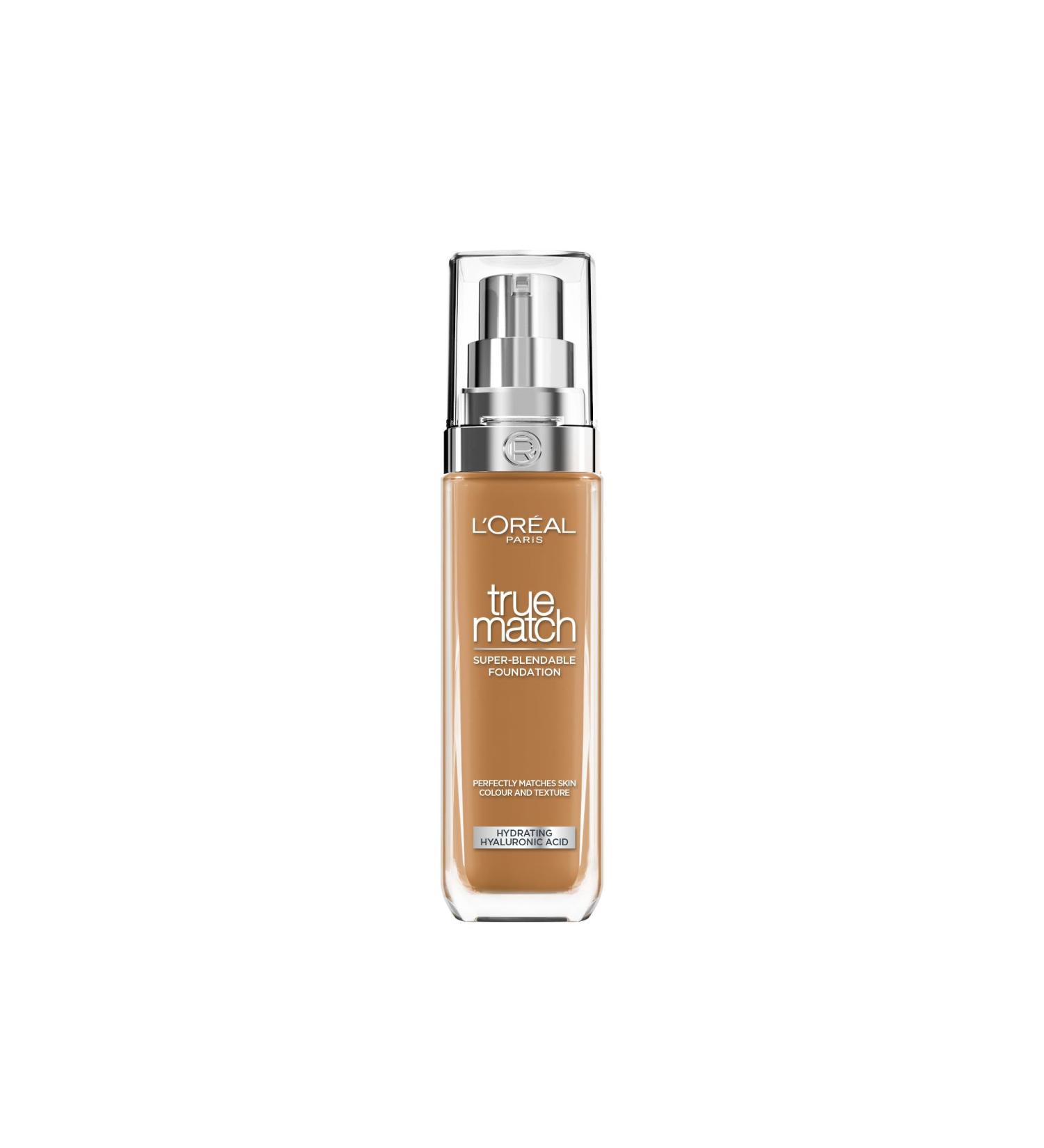 L'Or al LOr al Paris True Match Foundation 8RC Natural Coverage Foundation with Hyaluronic Acid and SPF 1630 ml Vegan AVAILABLE IN 48 SHADES enriched with hyaluronic acid - Buy Online on GoSupps.com
