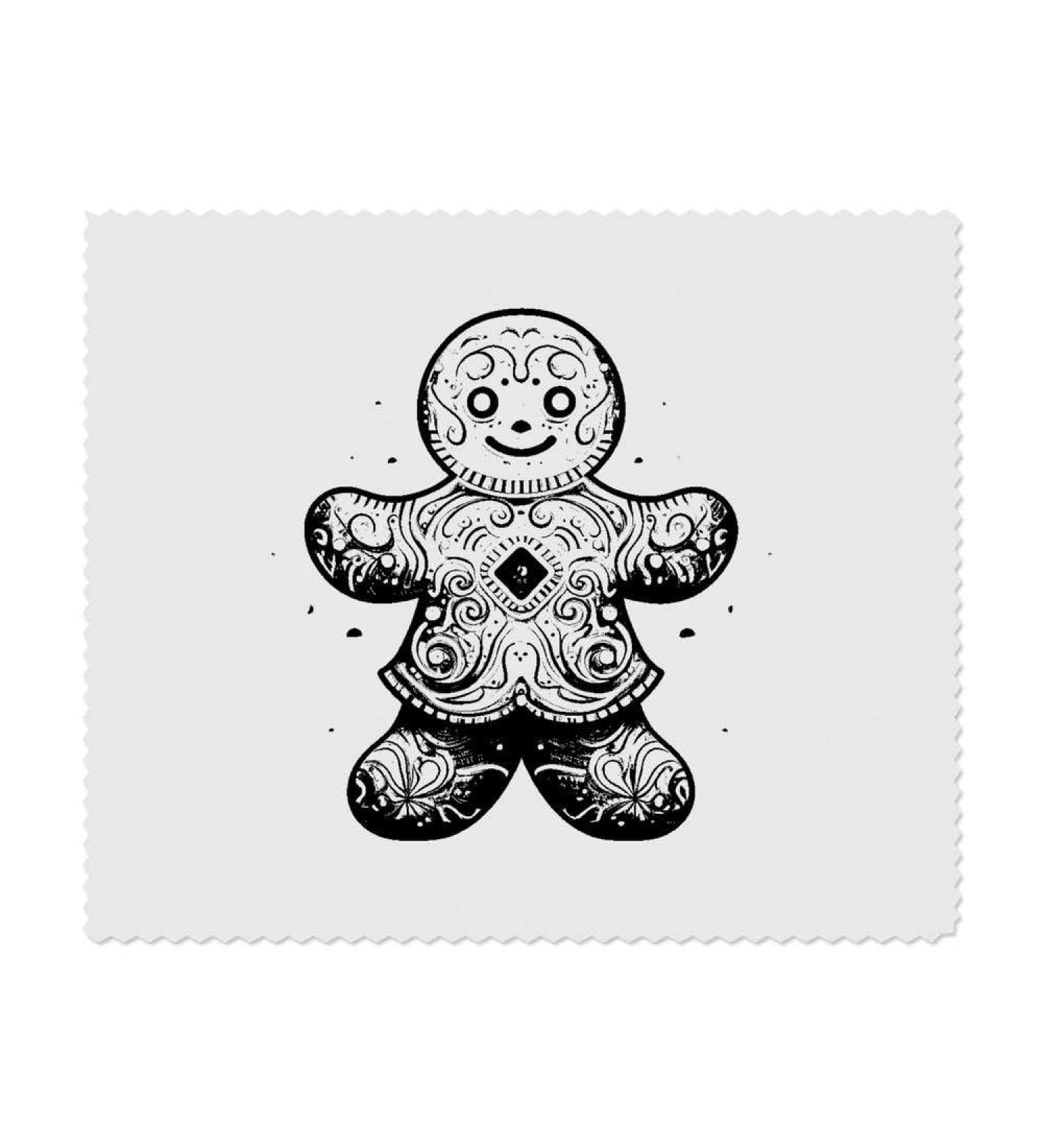 Buy Gingerbread Man Microfiber Glasses Cleaning Cloth - LC00024034 | International Shipping Available - Buy Online on GoSupps.com