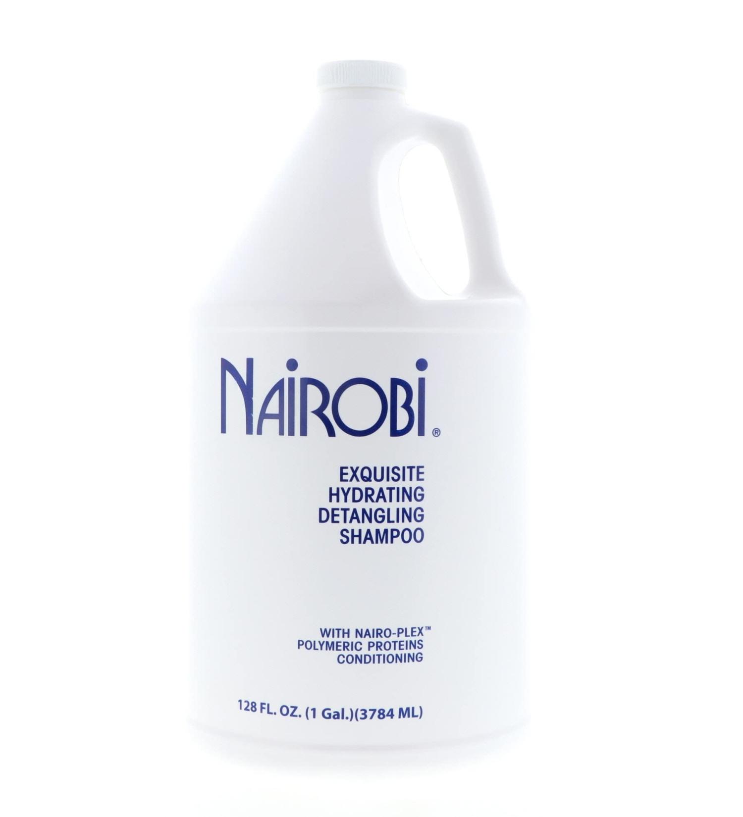 Nairobi Exquisite Hydrating Detangling Shampoo 128 oz | Unisex Moisturizing Shampoo for All Hair Types International Shipping Available - Buy Online on GoSupps.com