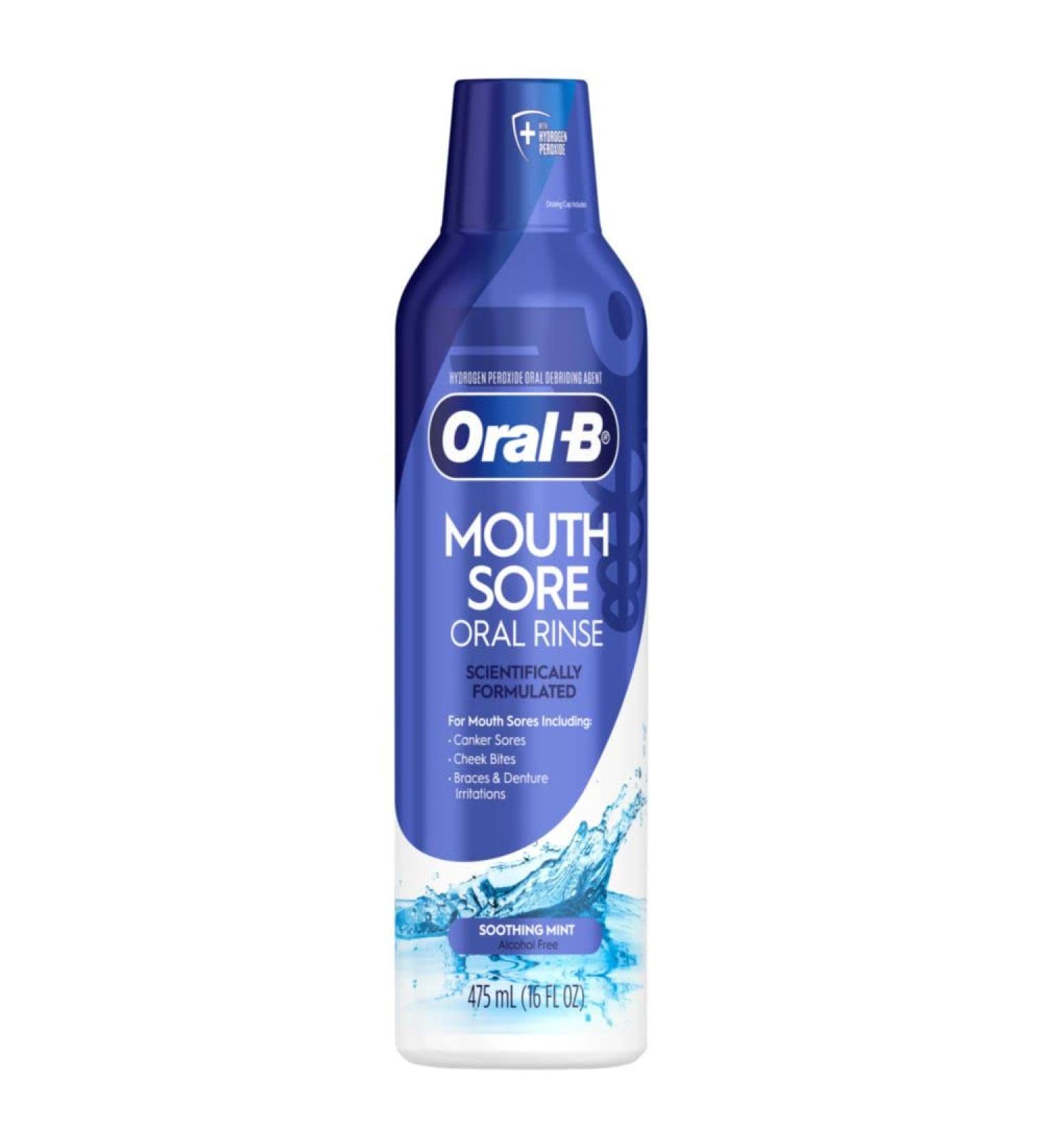 Oral-B Sore Mouthwash 16 fl oz - Special Care Oral Rinse for Mouth Sores - Buy Online on GoSupps.com
