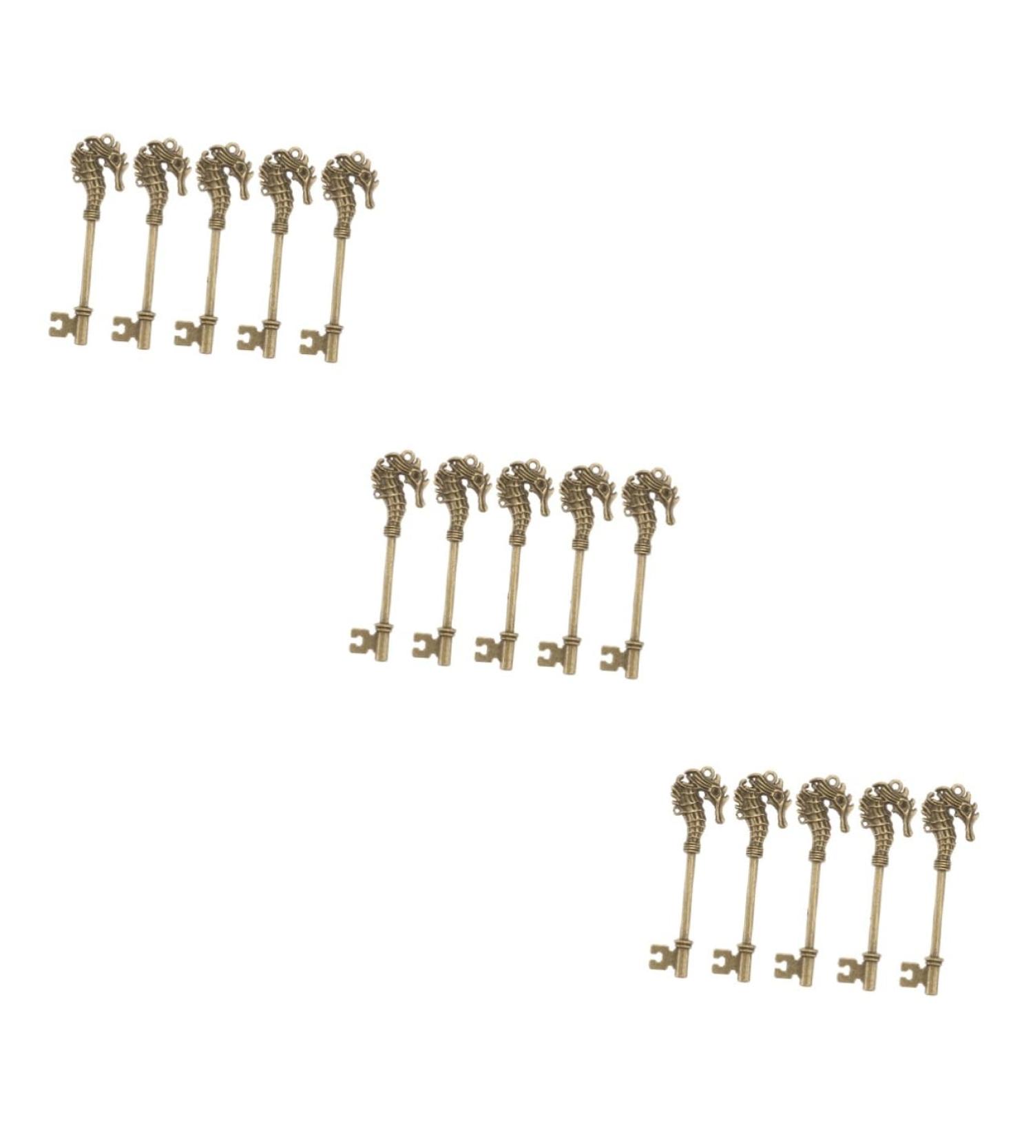 Operitacx 15 Pcs Diy Alloy Accessories Bond Bracelets for Couples Animal Charm Seahorse Head Design Pendants - Buy Online on GoSupps.com