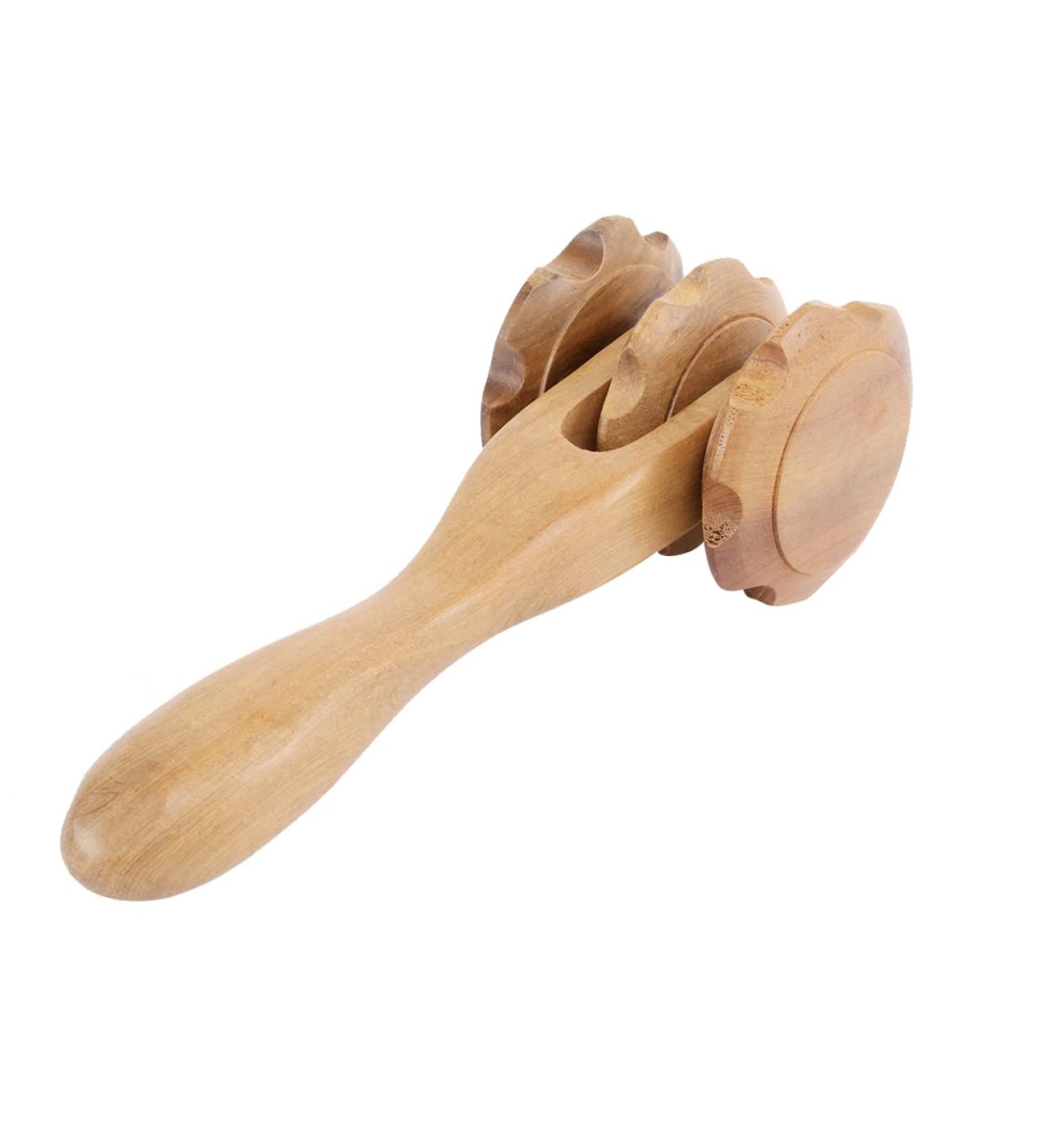 Healeved Yoga Relax Stschst Wooden Power Roller | Full-Body Massage Tool & Hand Roller for Ultimate Relaxation - Buy Online on GoSupps.com