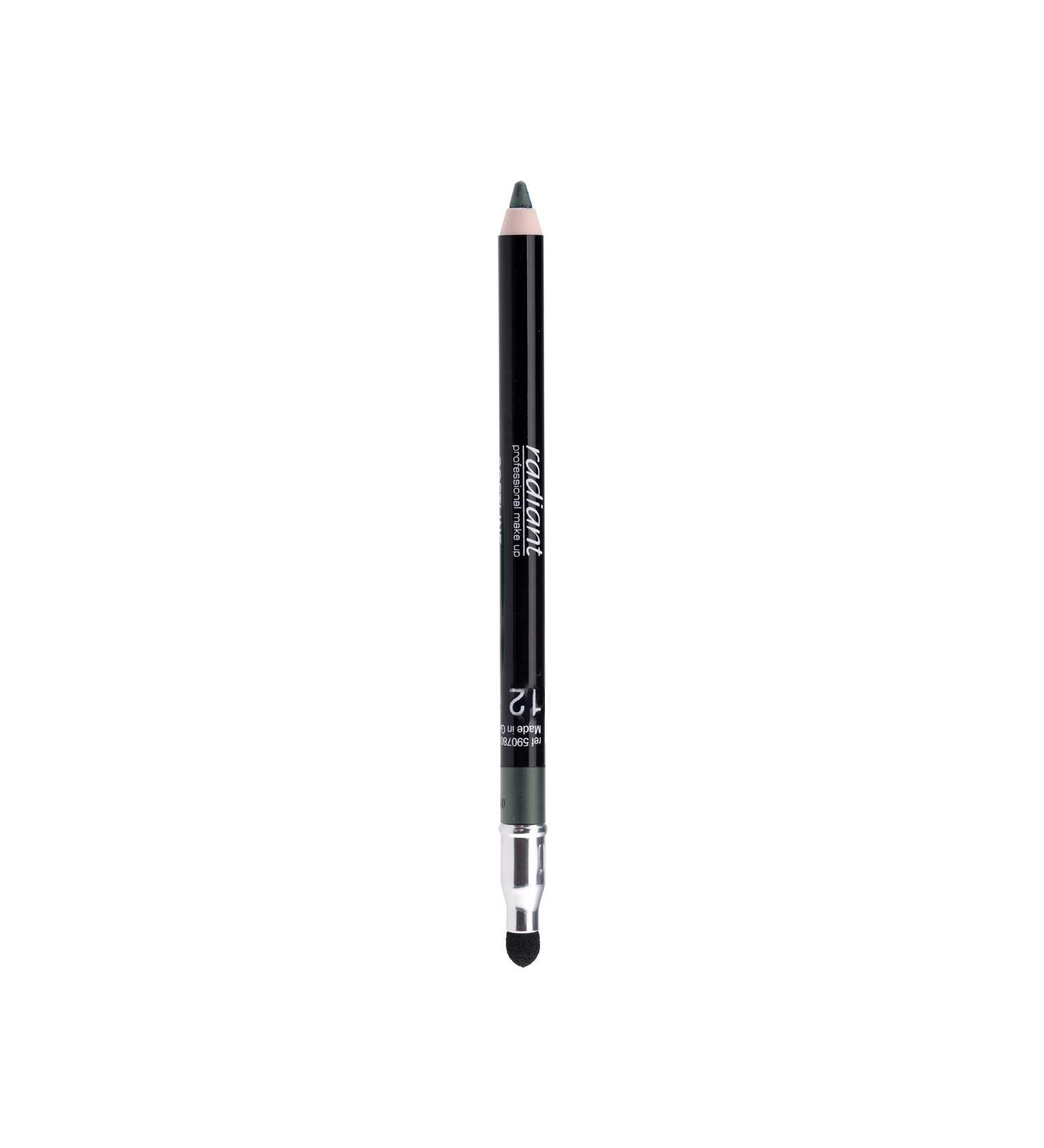 Radiant Professional Softline Waterproof Eye Pencil - Olive 12 | Long Lasting Smudge Tool for Women | Perfect Smoky Eye Liner - Buy Online on GoSupps.com