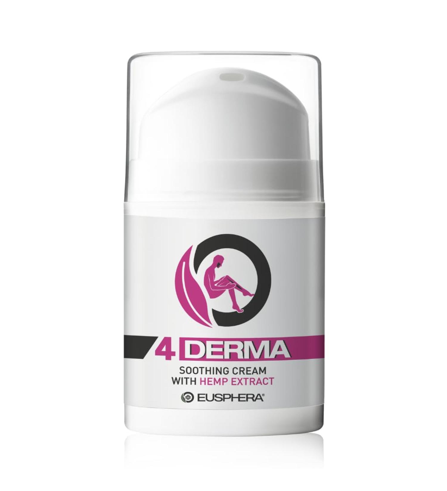 EUSPHERA 4DERMA Natural Face & Body Cream - Soothing Italian Skincare with Calming Action | 50 ml - International Shipping Available - Buy Online on GoSupps.com