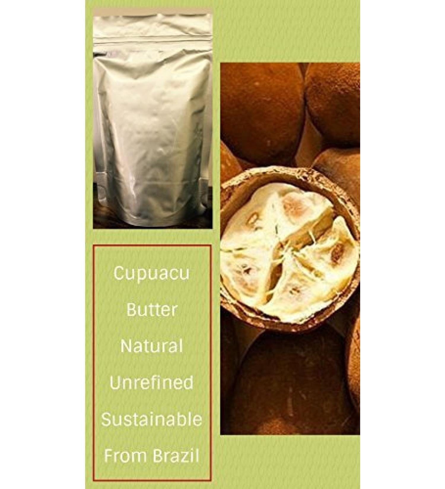 Cupua u Butter (8 Oz) - Raw & Unrefined - 100% Natural - Sustainable Product