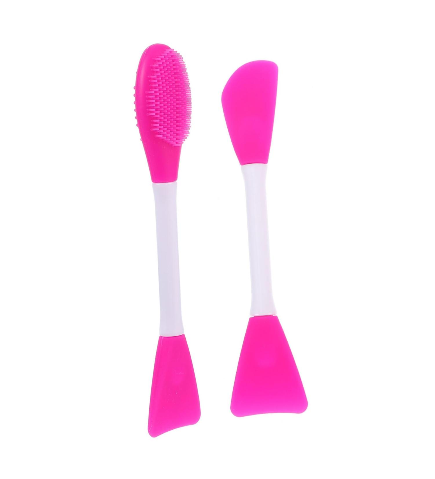 Housoutil 1 Film Stick Set Silicone Brush Mud Brush Double-head Brush Brush Portable Brush Double-head Applicator Brush Cosmetic Brush Purple Plastic Double Brush Skin Care - Buy Online on GoSupps.com