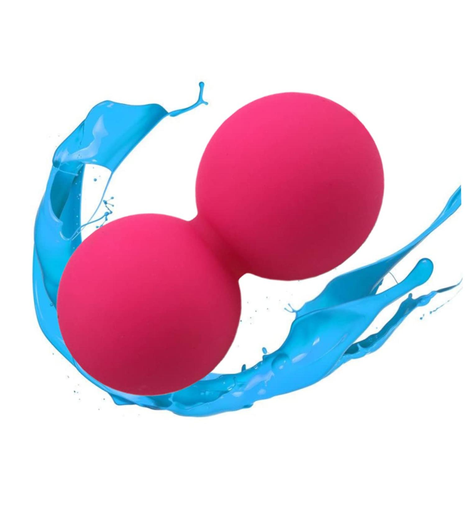 Beaupretty White Cylinder Peanut Yoga Roll Full Body Myofascial Release Massage Ball for Ultimate Fitness Relief - Buy Online on GoSupps.com
