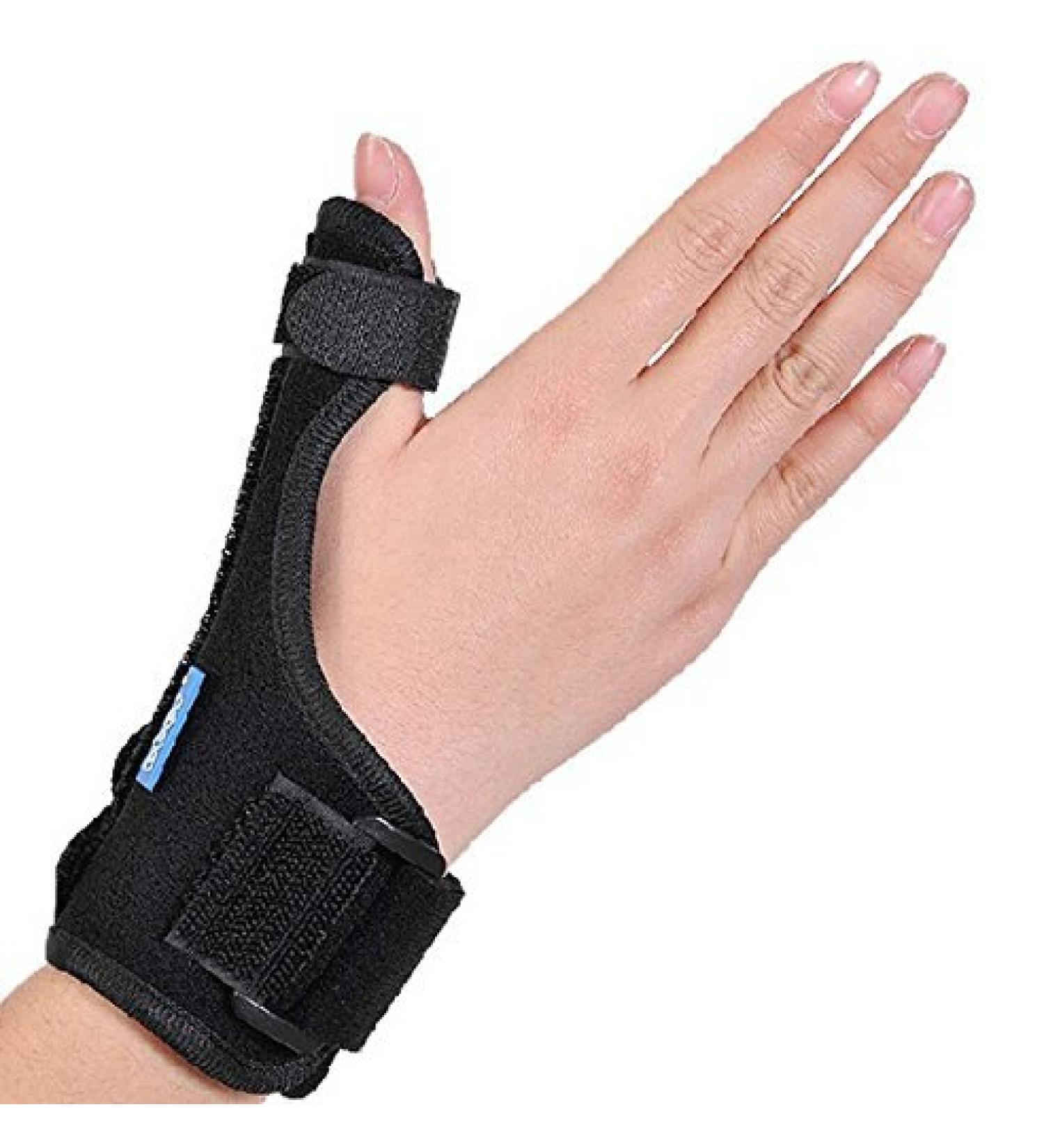 KONMED Thumb Splint Breathable Thumb Spica Wrist Support Brace for De Quervains Tenosynovitis  Arthritis  Tendonitis  Trigger Thumb Immobilizer Fits Men Women Left and Right Hand