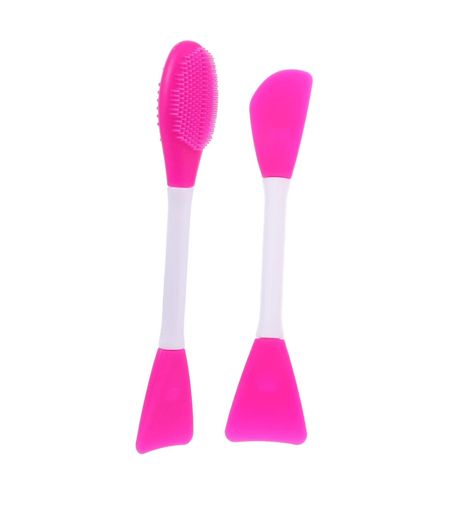 Ipetboom Skincare Tools 1 Film Stick Set Silicone Brush Double-head Applicator Brush Brush Brush Skin Care Beauty Tool Double-head Brush Portable Brush Purple Cosmetic Care Brush Plastic - Buy Online on GoSupps.com