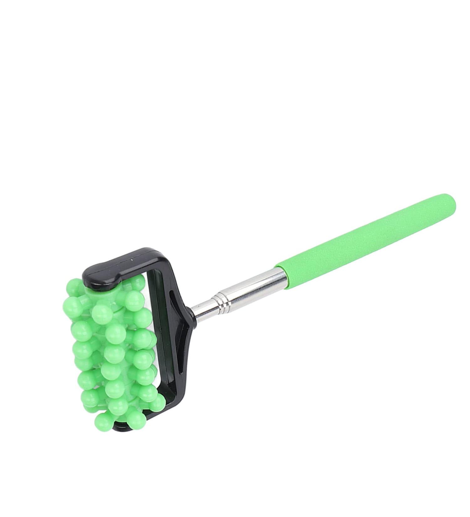 Telescopic Back Massager Stick - Muscle Pain Relief Roller for Men & Women - Green | International Shipping - Buy Online on GoSupps.com