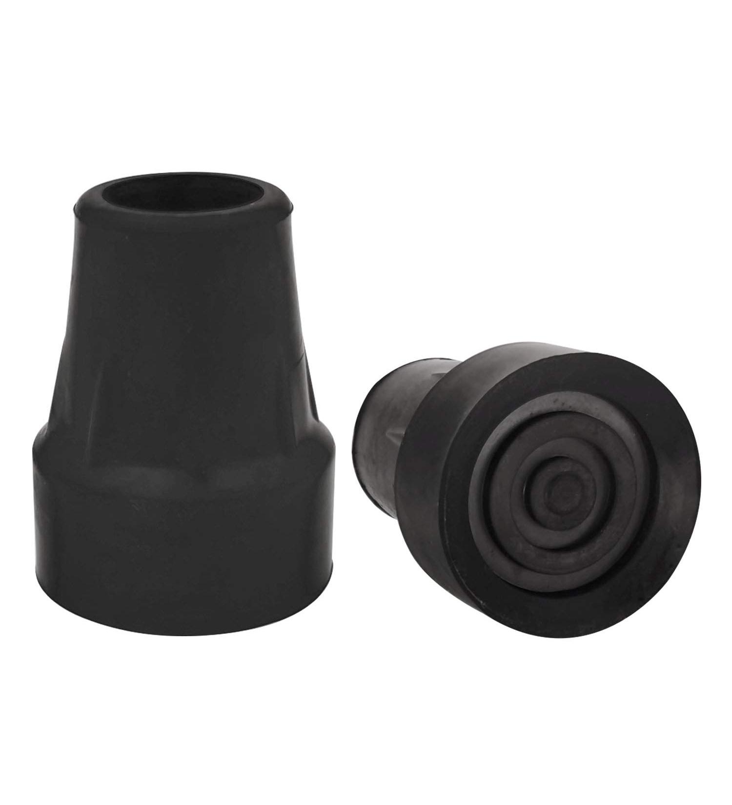 Replacement Cane Tips  3/4 Inch  Black. 0.75 Inch (Pack of 2) - Buy Online on GoSupps.com