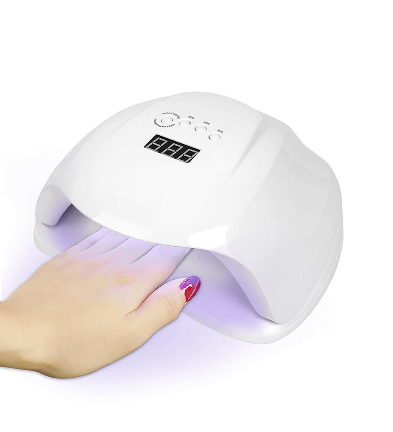 AISENPARTS 54W UV LED Nail Lamp Curing Lamp Gel Nail Dryer with Automatic Sensor 4 Timer Setting Professional Gel Polish Light for Salon and Home Use - Buy Online on GoSupps.com