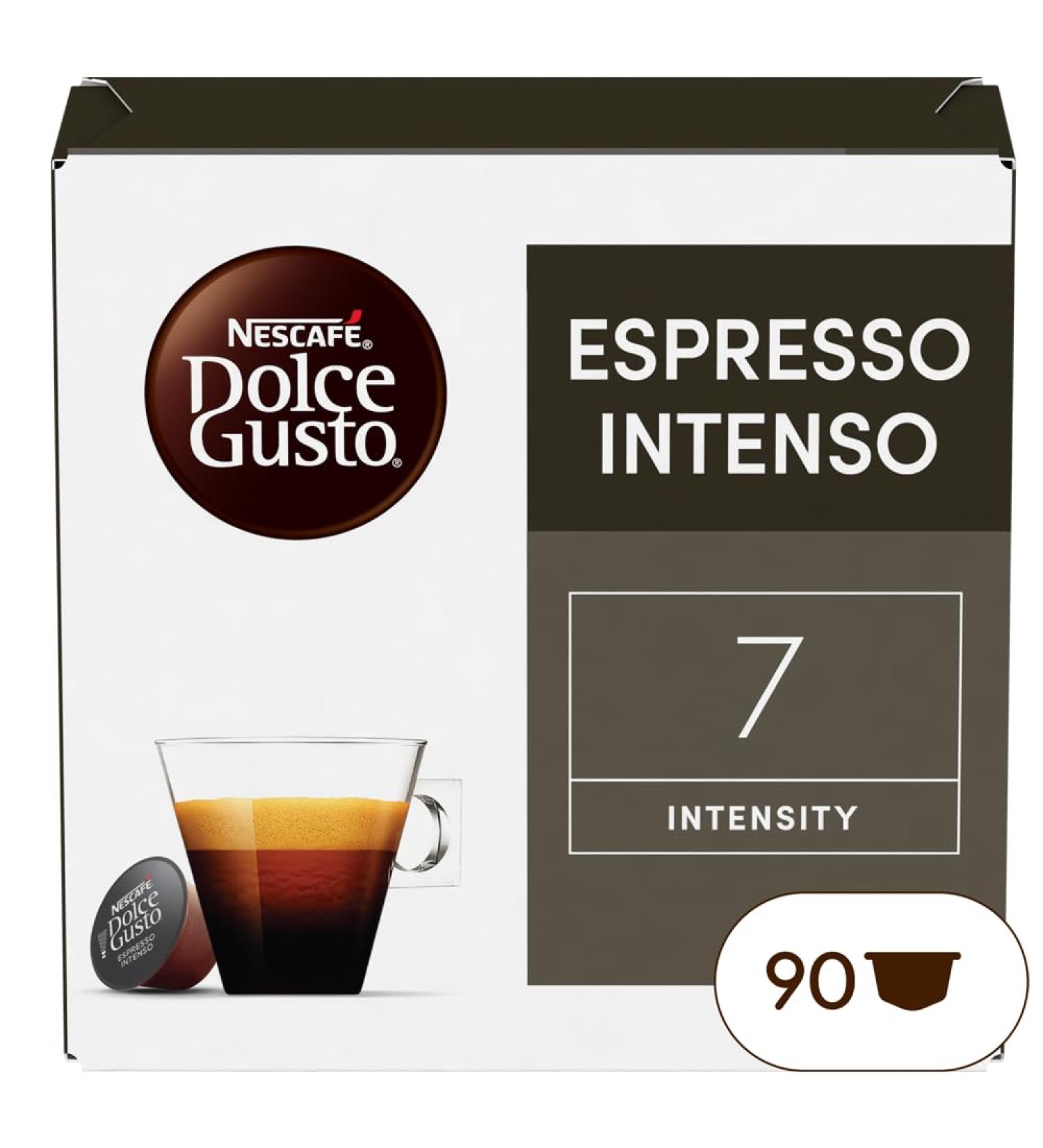  NESCAFE DOLCE GUSTO Nescaf Dolce Gusto Espresso Intenso - Coffee - 90 Capsules (Pack of 3 XL x 30 capsules) - Buy Online on GoSupps.com