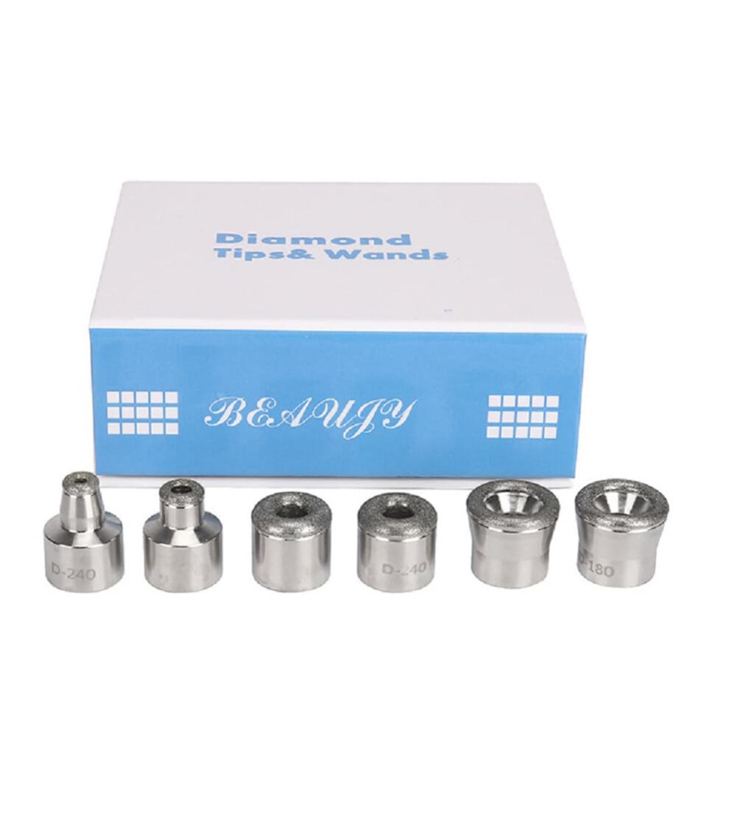 Diamond Micro-Carving Head Replacement Beauty Tools Beauty Apparatus Accessories Microscopic Carving Tips Cleaning Accessories Face White Accessory Head - Buy Online on GoSupps.com