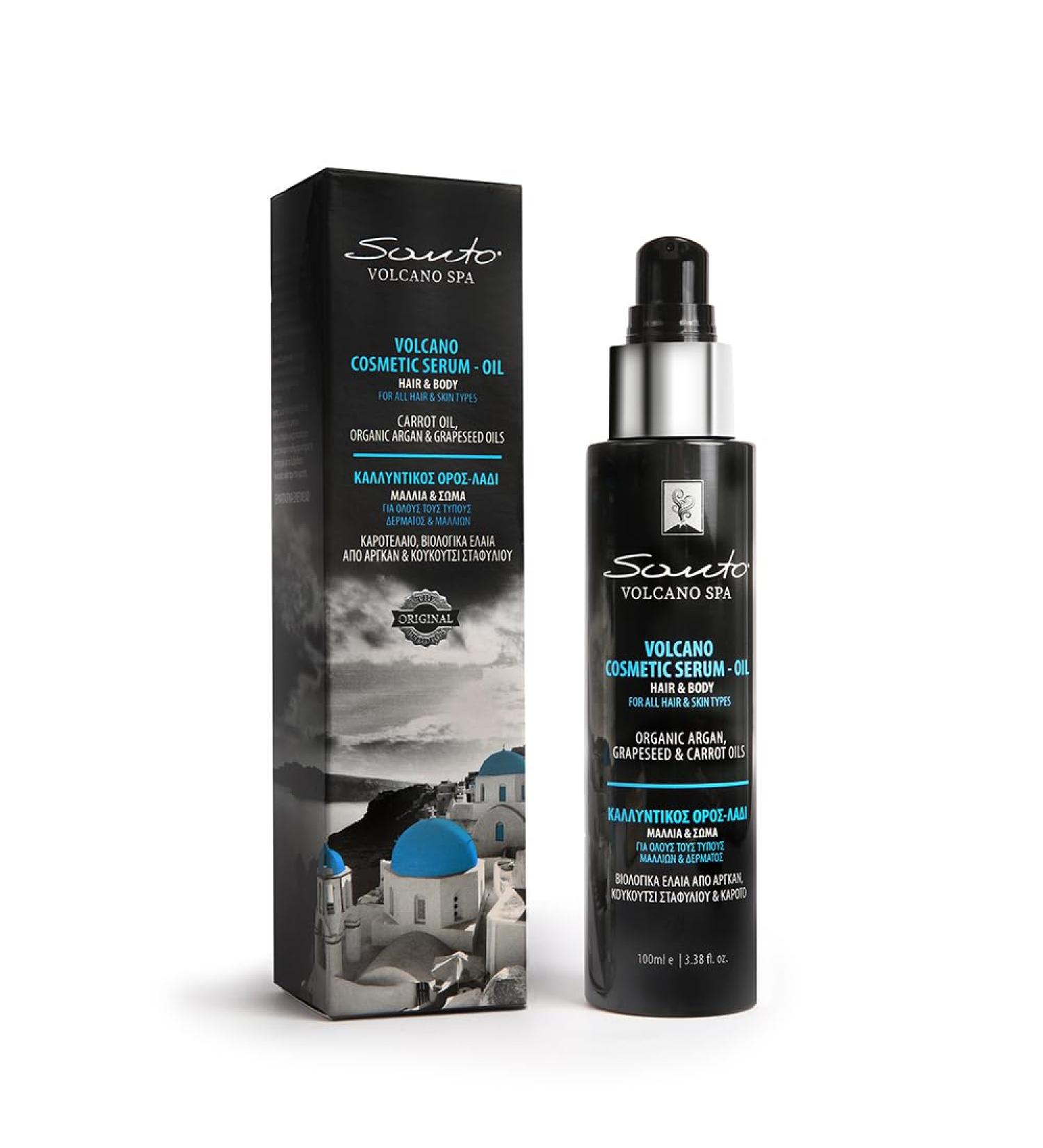 Santo Volcano Cosmetic Serum Oil 100 ml - Revitalize Your Skin | International Shipping Available - Buy Online on GoSupps.com