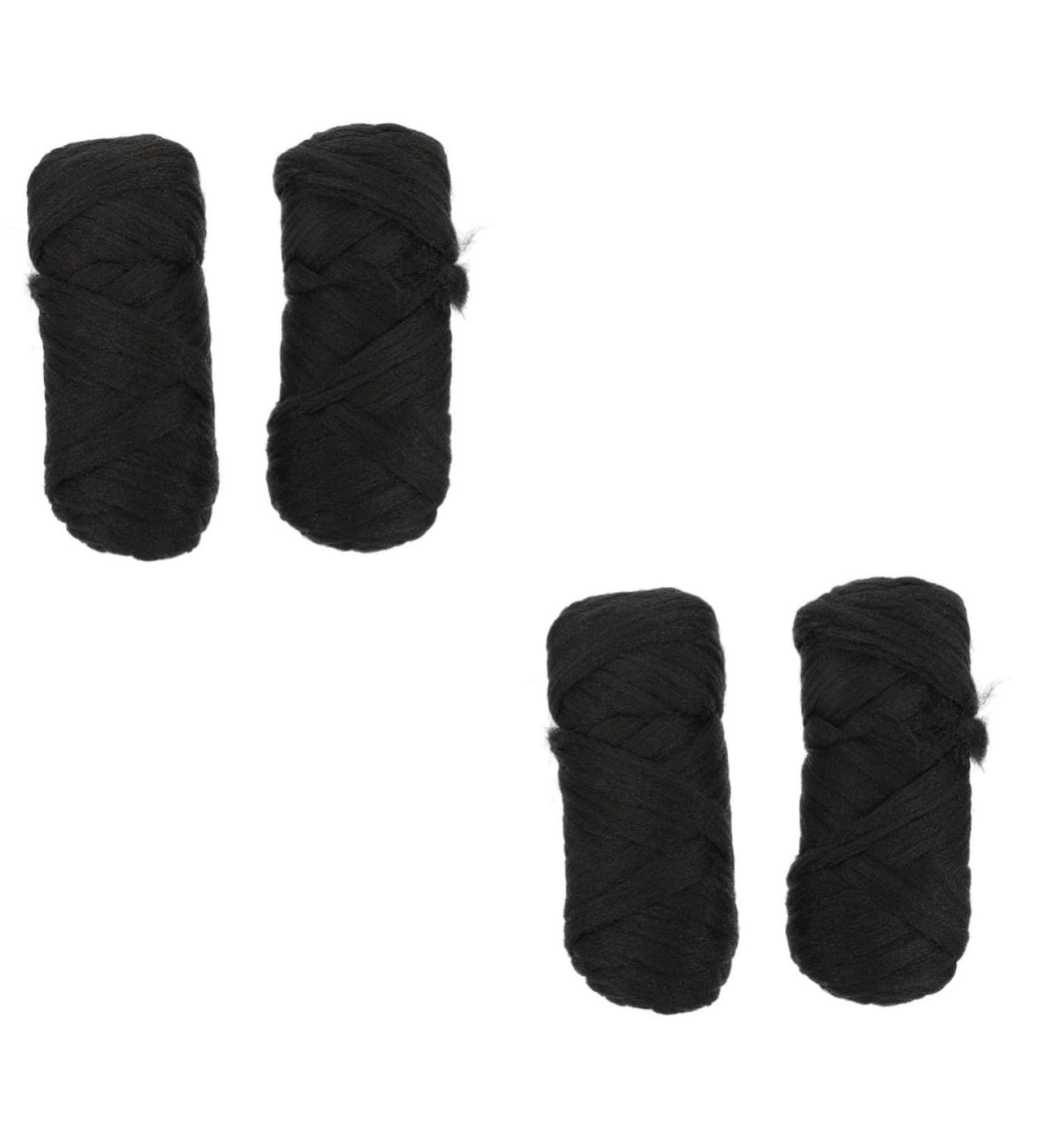 Beaupretty 4 Rolls Brazilian Wool Braid Natural Hair Wig Braid Hair Line Wig Hair Wire Long Straight Hair Wire Brazilian Wool Hair for Braids Hair Pin Women's Polypropylene Modeling Headband - Buy Online on GoSupps.com