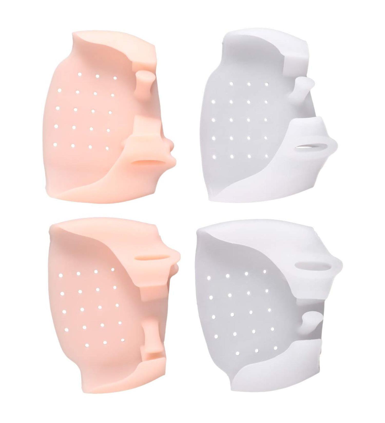 Milisten Toe Separator Hammer Toes Support Crest Pad - 2 Pairs | Toe Straightener Corrector for Hallux Valgus and Plantar Fasciitis - Buy Online on GoSupps.com