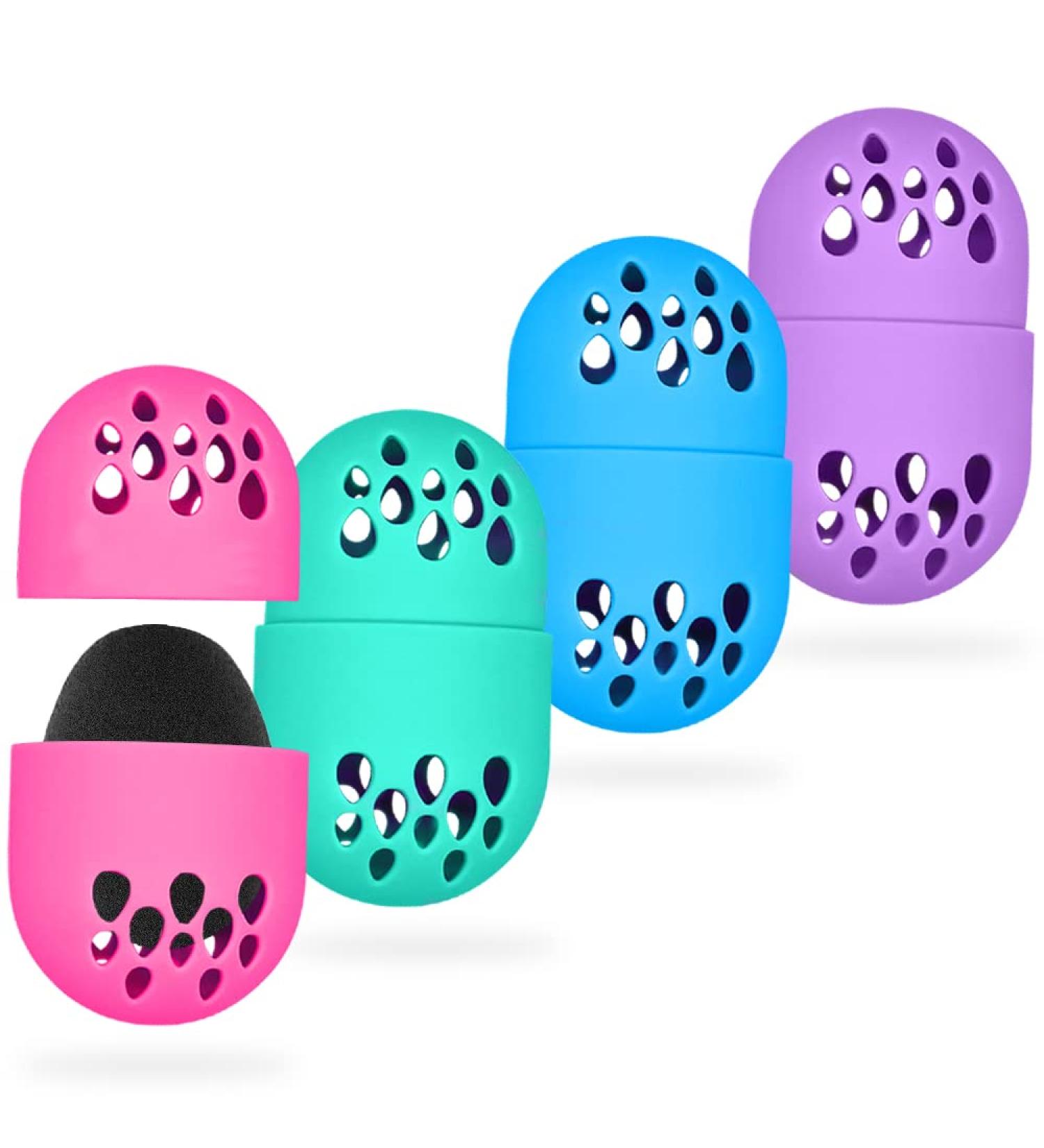 Buy Silicone Make-Up Sponge Holder - Travel Etui & Storage Box for Cosmetic Sponges - Style 2 - Buy Online on GoSupps.com
