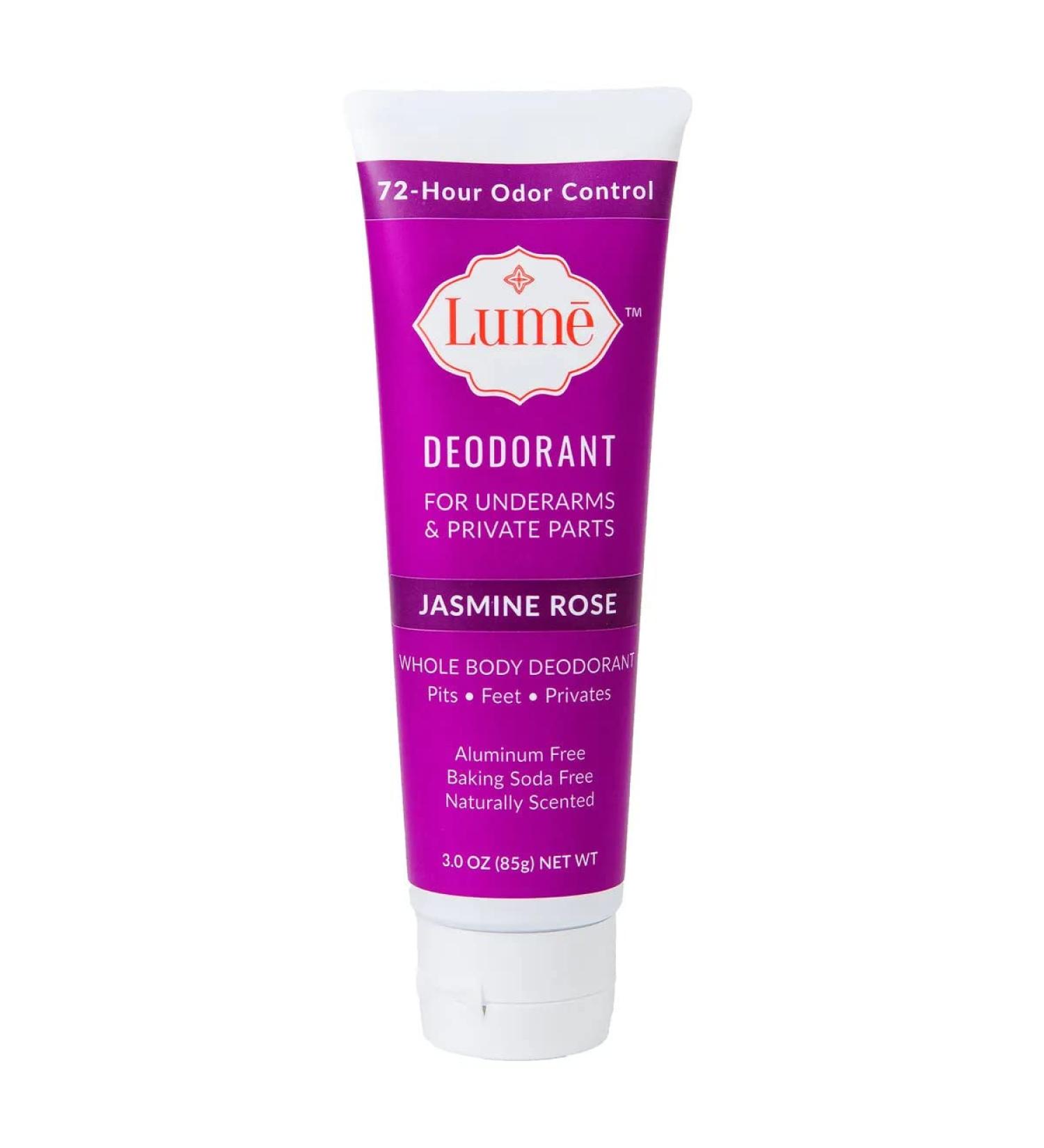 Lume Deodorant For Underarms & Private Parts 3oz Tube (Jasmine Rose)