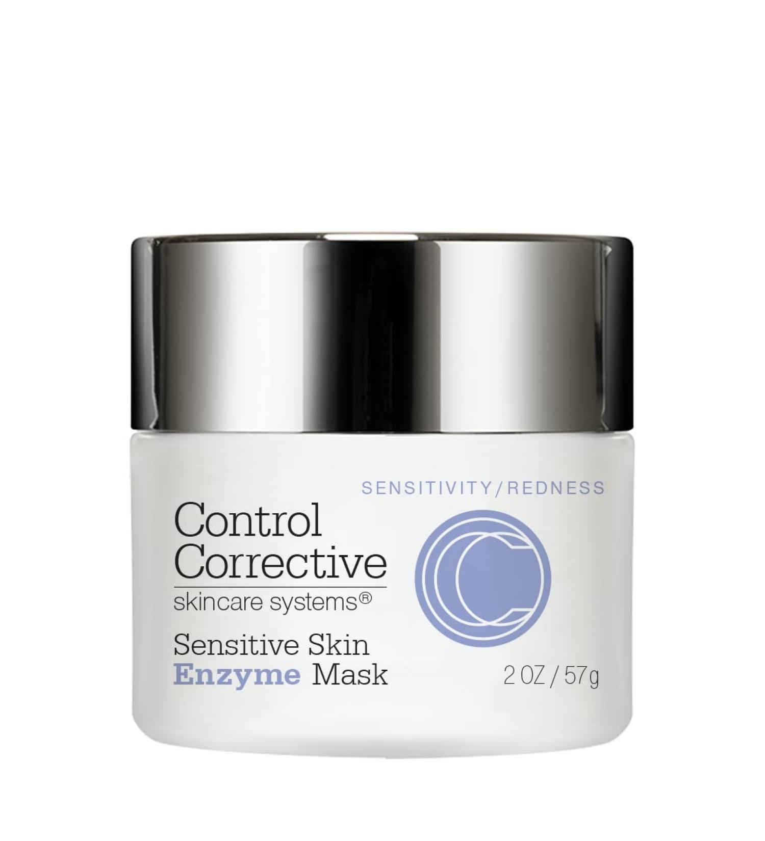 CONTROL CORRECTIVE Sensitive Skin Enzyme Mask - Hydrating Papaya Clay Mask for Exfoliation & Renewal | 2 Oz - Soothing & Softening Skincare Solution - Buy Online on GoSupps.com
