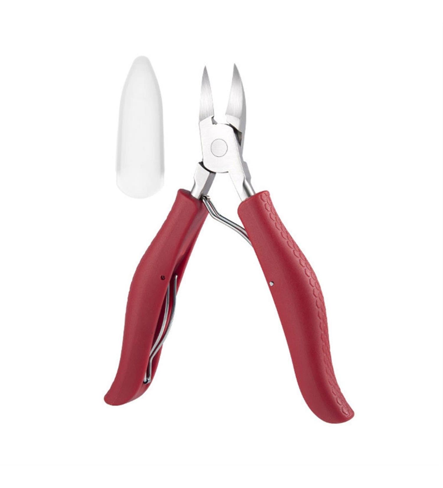 Nail Clipper for Thick Nails Stainless Steel Nail Cuticle Scissors Foot Care Toe Thick Finger Clippers Toenails Nippers Dead Skin Remover New Pedicure Tools (Color : Wine red) - Buy Online on GoSupps.com