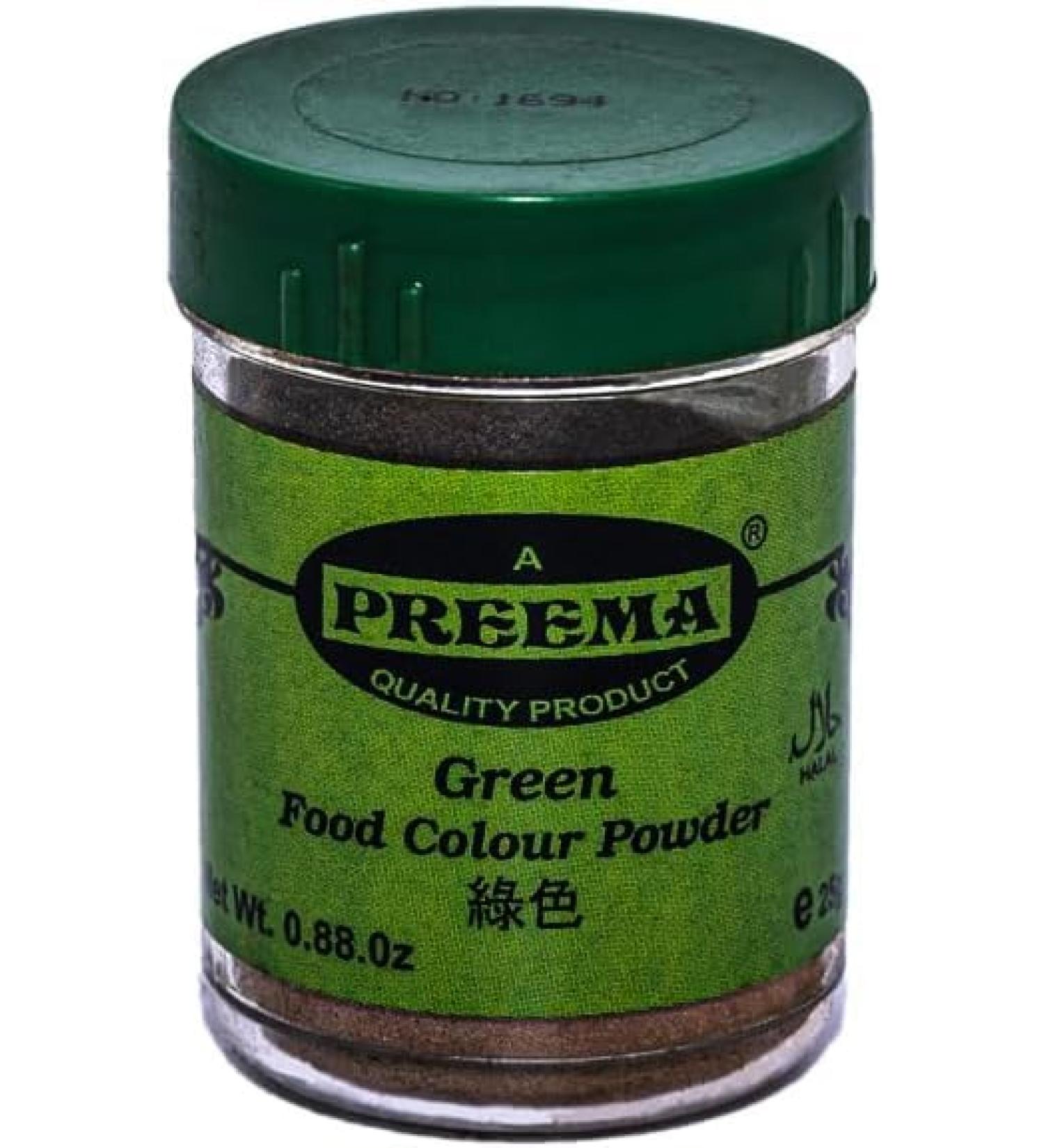 Preema Green Food Colour Powder (25g X 5) | Green Food Colour Powder | Used in baking and icing sugar | Can also be used in cooking - Buy Online on GoSupps.com