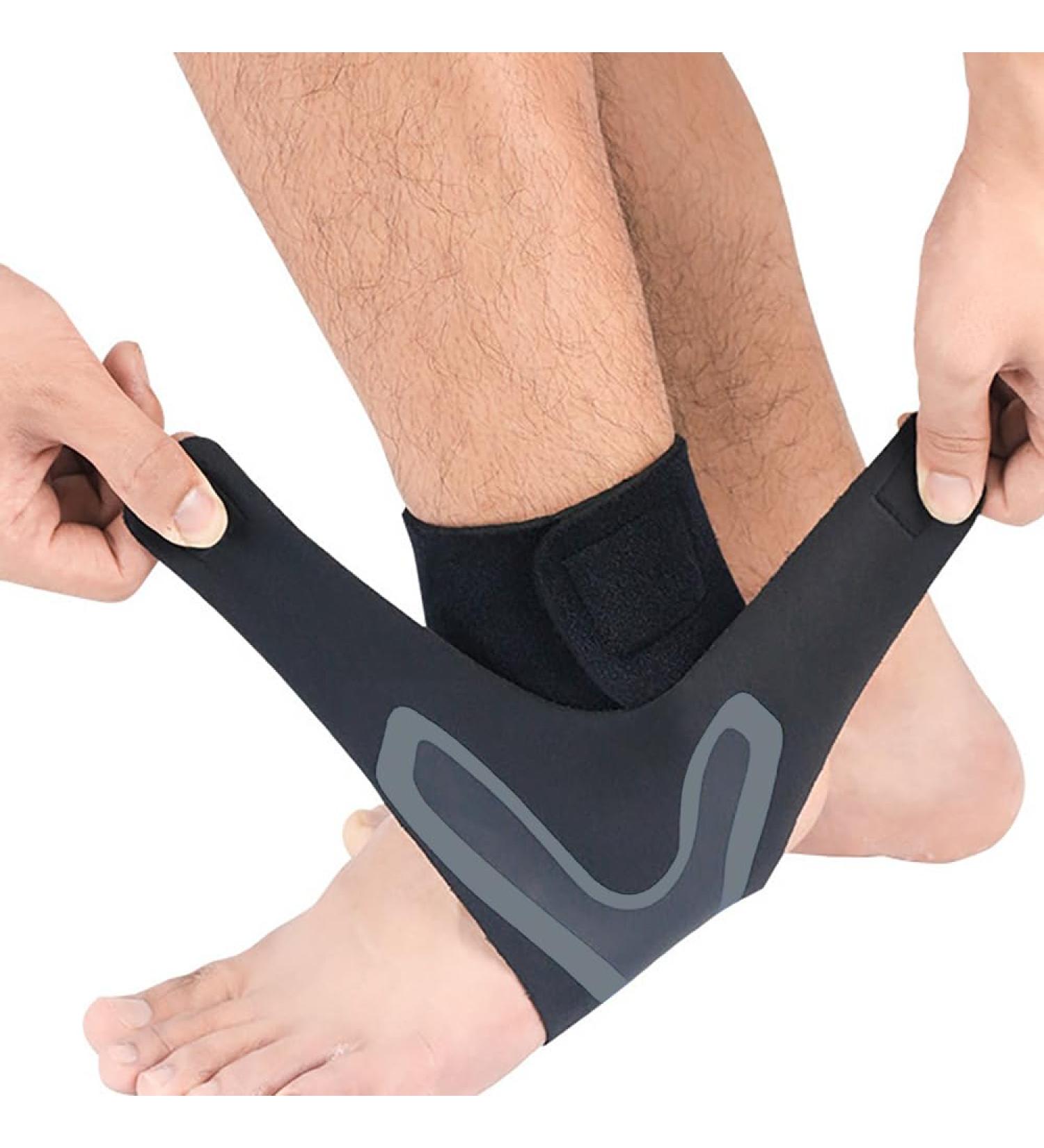 Coogime Plantar Fasciitis Foot Wraps - Flexible Ankle Brace & Bandage for Pain Relief (Gray M EU 39-41) - Buy Online on GoSupps.com