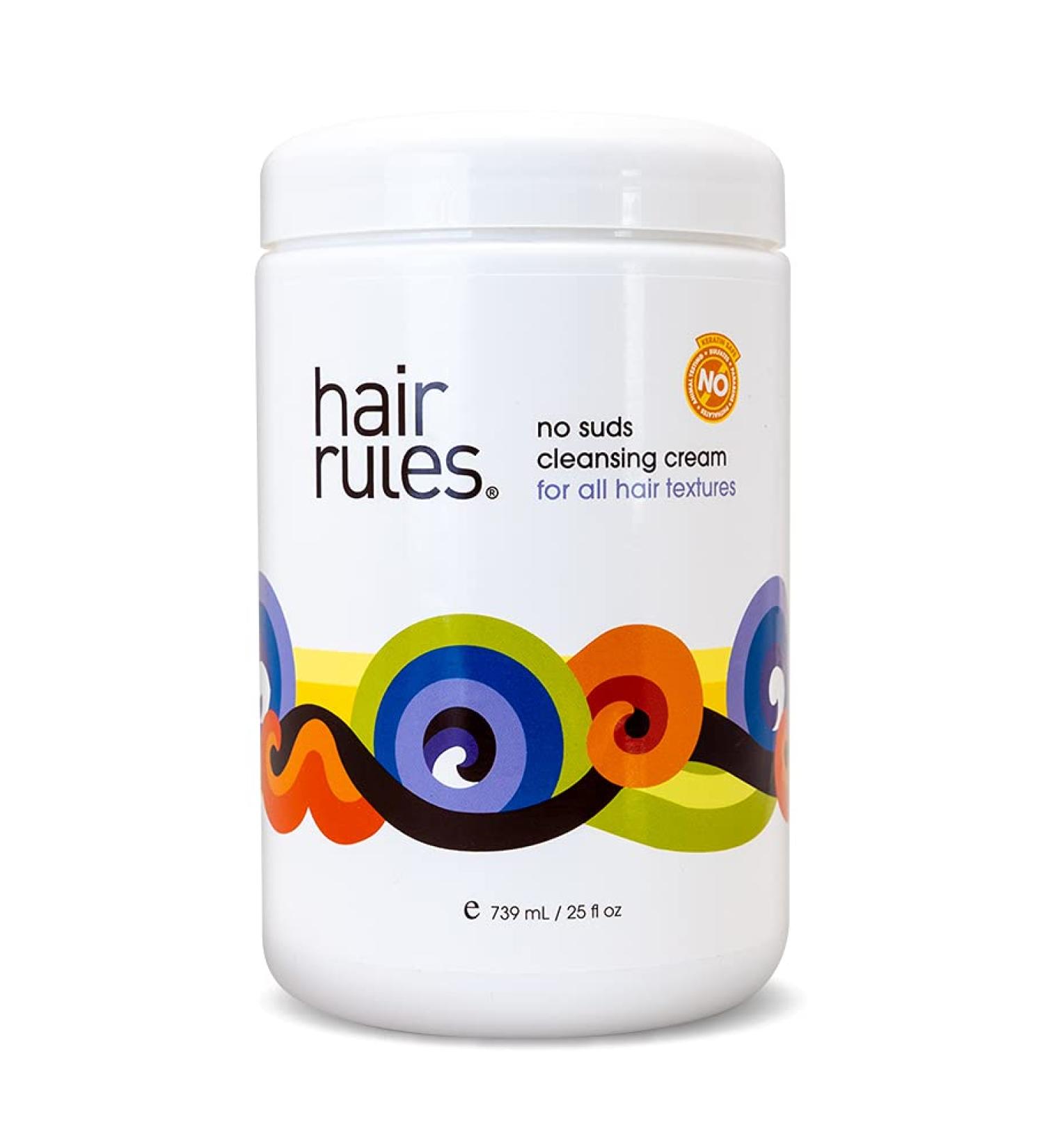 Hair Rules No Suds Cleansing Cream 25 oz - Gentle Cleanser for Hydrated Hair - Buy Online on GoSupps.com
