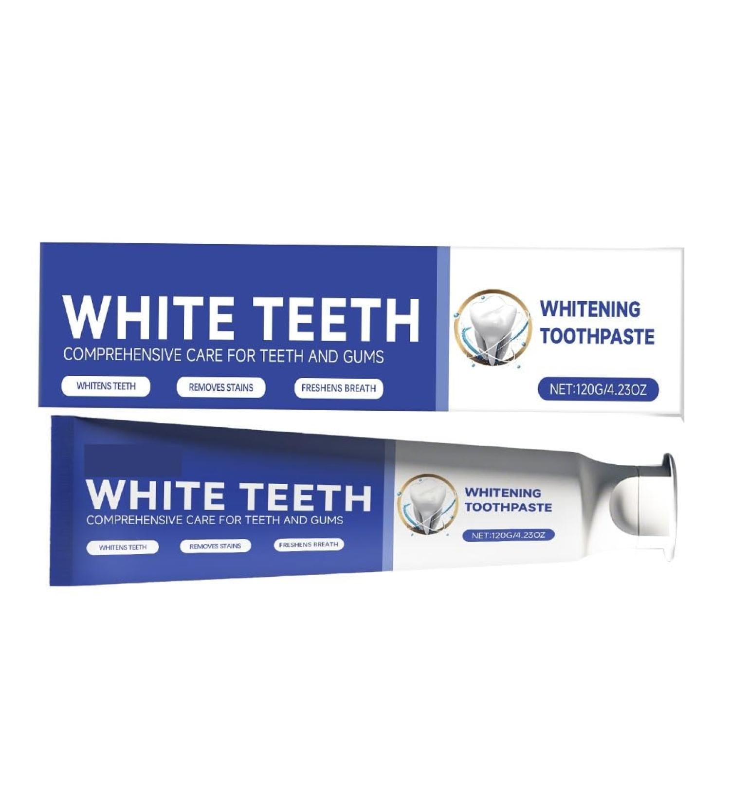 Brightening Toothpaste - Gradually Brightens Teeth While Providing Lasting Fresh Breath. Use Twice Daily(5pcs) 1 Count (Pack of 1) - Buy Online on GoSupps.com