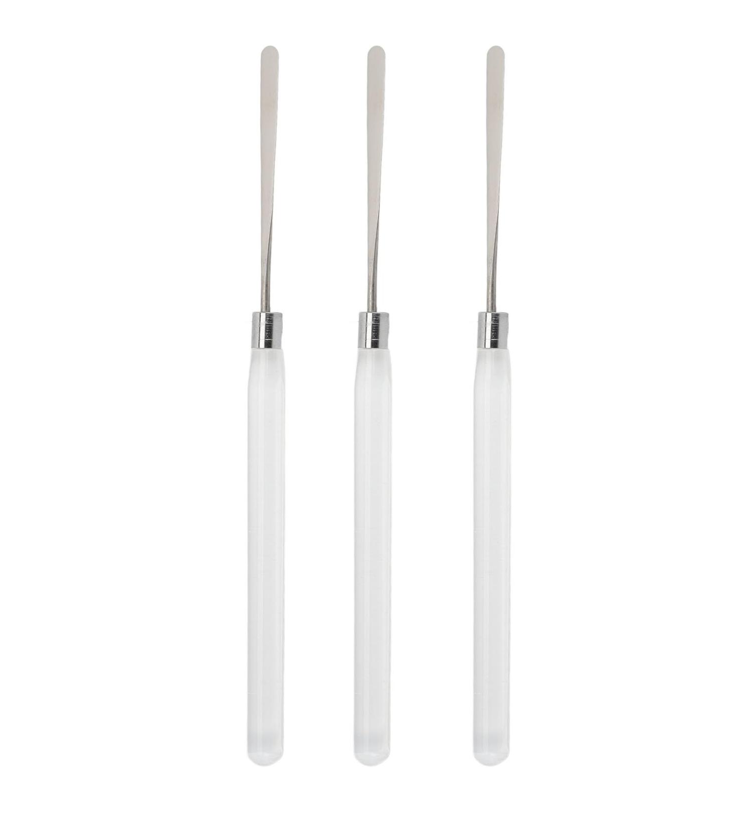 Buy Stainless Steel Makeup Foundation Spatula - Color Blending & Nail Gel Stirring Rod for Perfect Beauty Routine | International Shipping - Buy Online on GoSupps.com