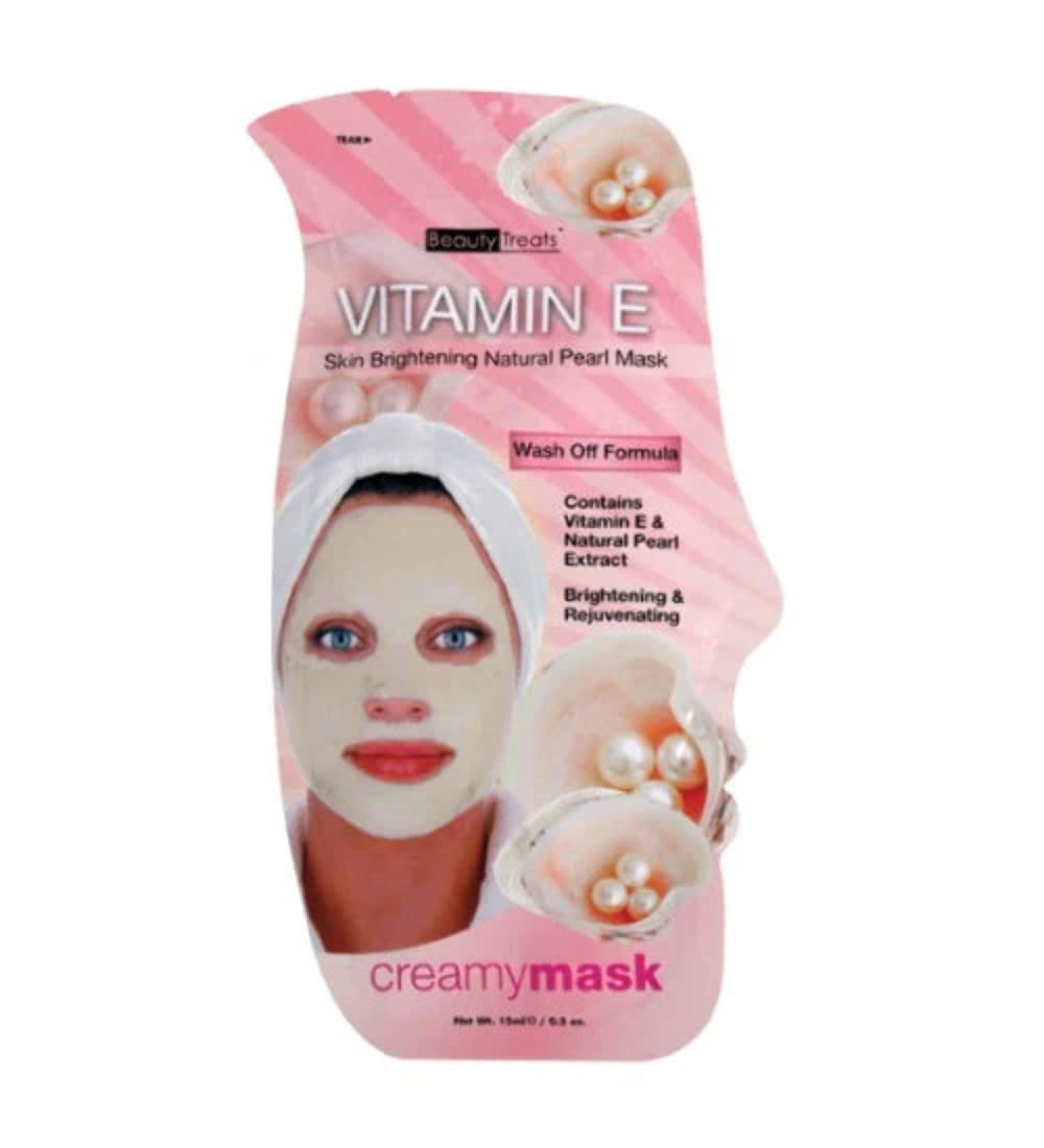 Vitamin E Skin Brightening Natural Pearl Mask-BT204VE