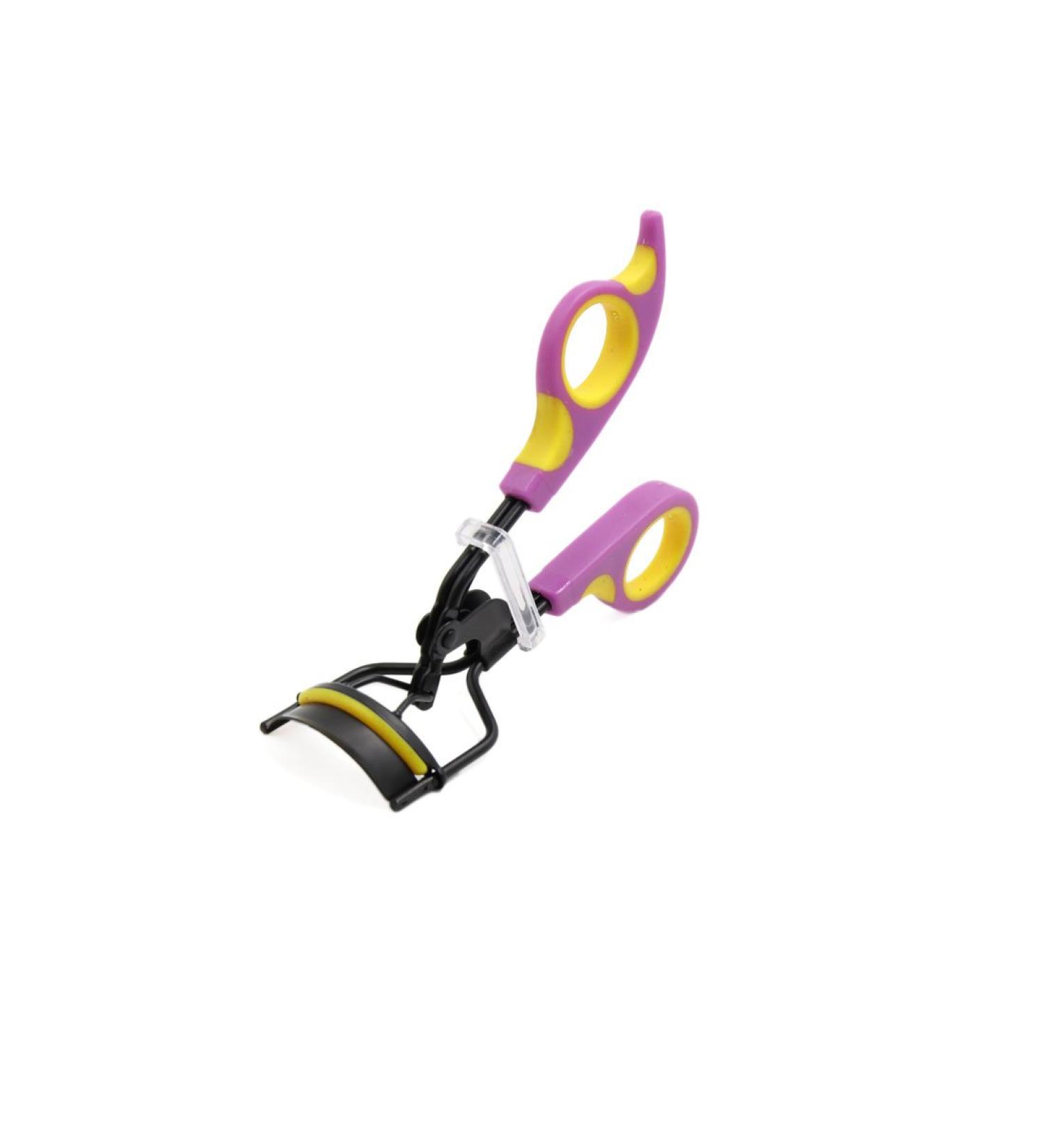 Purple Yellow Portable Handle Eyelash Curler Curling Clip Beauty Makeup Tool Eyelash Curler Multiple Colors - Buy Online on GoSupps.com