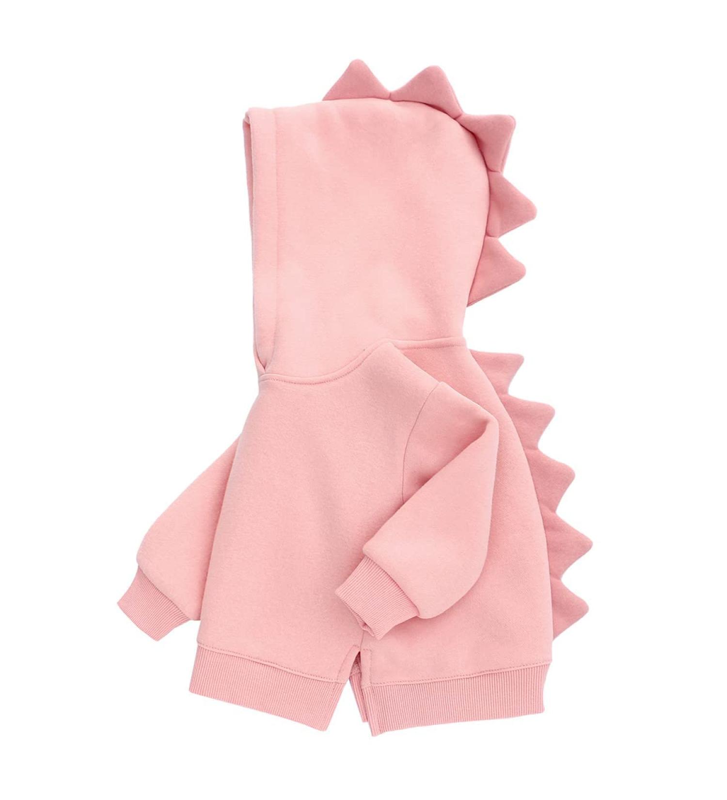 Famuka Little Kids Dinosaur Hoodie - Toddler Boy Girl Sweatshirt - Unisex Casual Tops (4 Years, Pink) - Buy Online on GoSupps.com