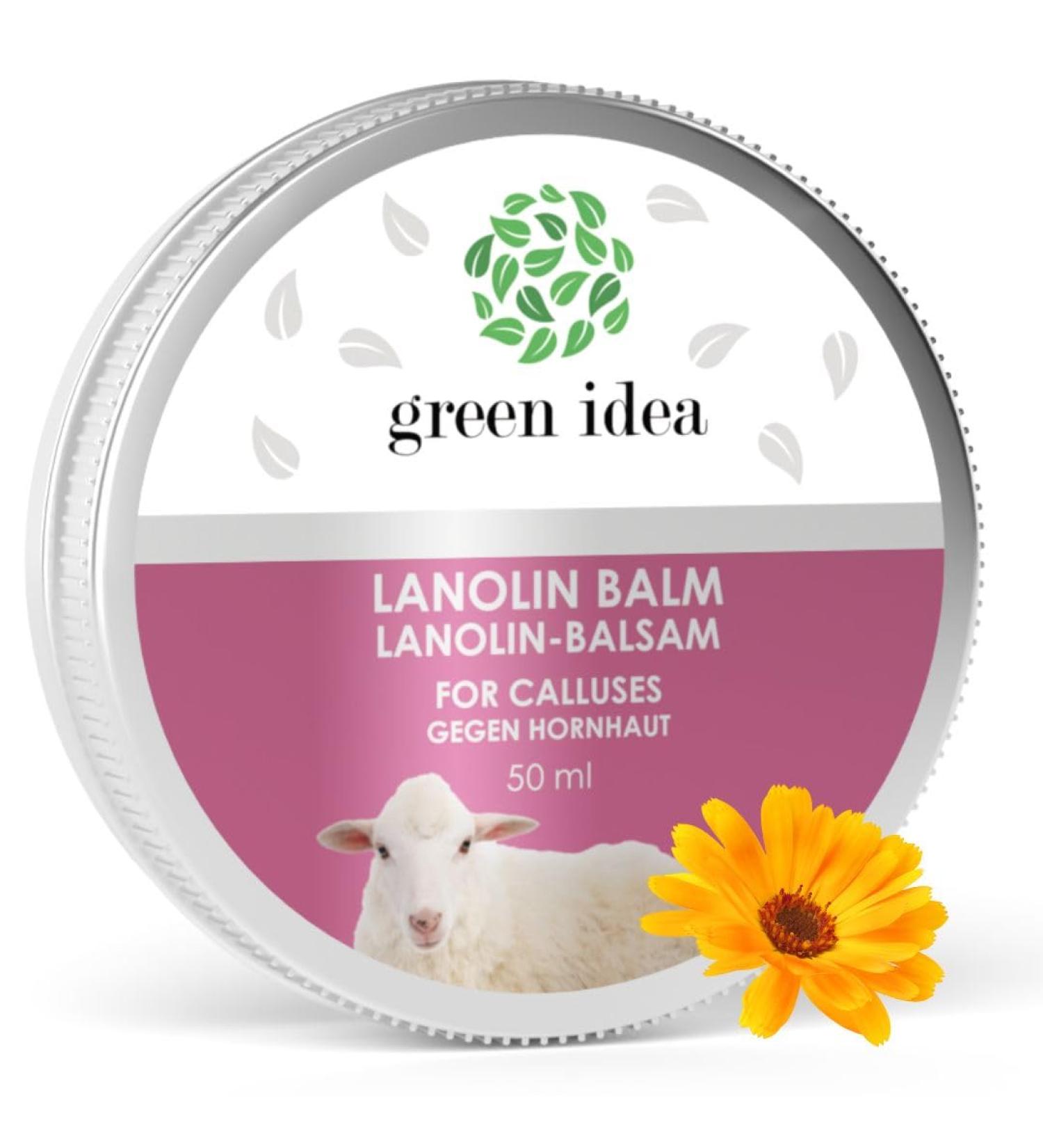 Green idea - HPA lanolin cream - Regenerating balm with lanolin beeswax menthol sea buckthorn calendula - Foot balm - Calluses - Lip balm - Chapped lips sore nipples - 50 ml - Buy Online on GoSupps.com