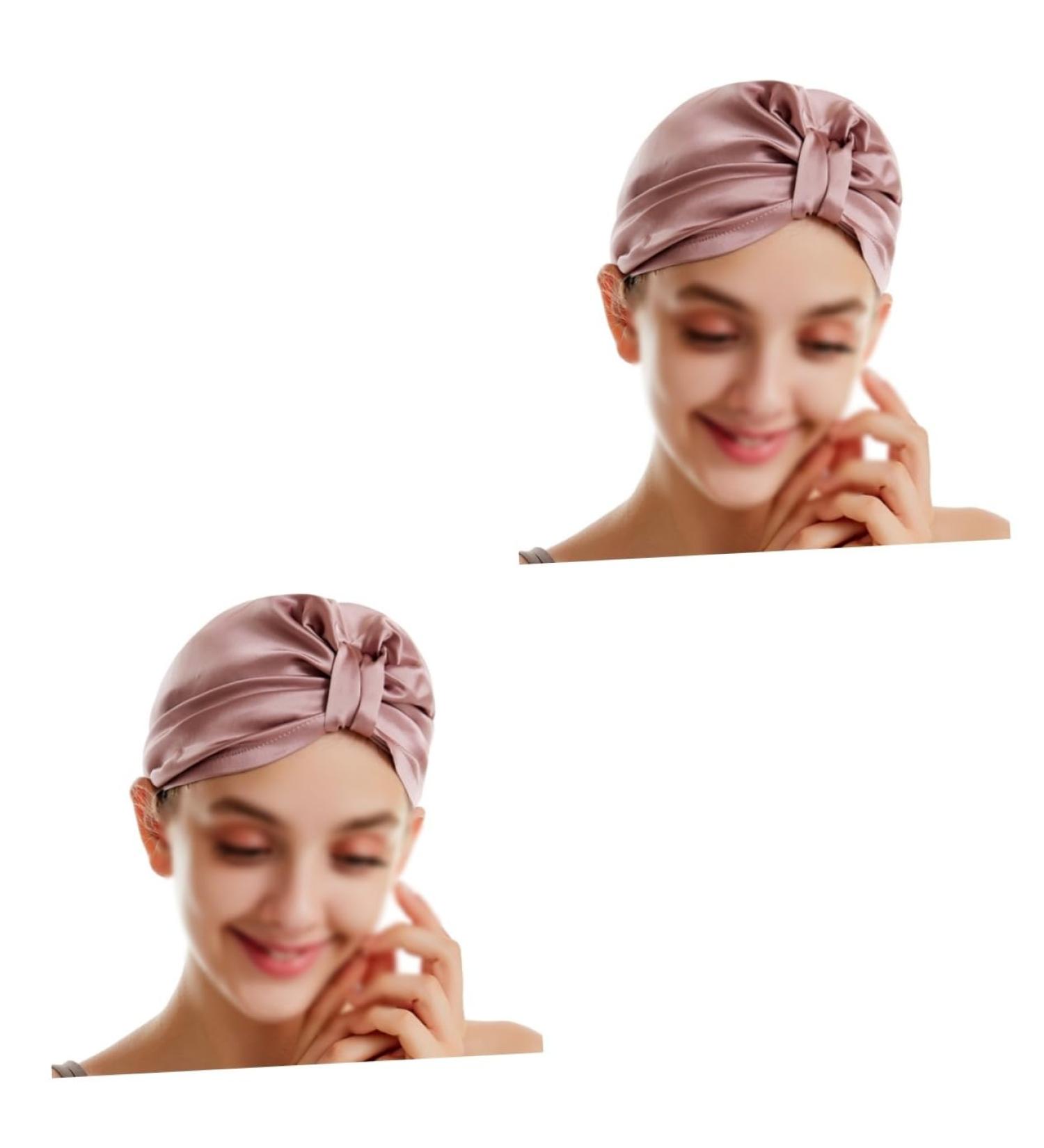 FRCOLOR 2pcs Hair-Drying Cap Women s Hat Silk Hair Drying Hat Women Hats and Caps Chemo Covers Cap Satin Head Hair Fast Drying Hat Silk Bandana Scarf Night Head Cap Women Beanie Quick Dry - Buy Online on GoSupps.com